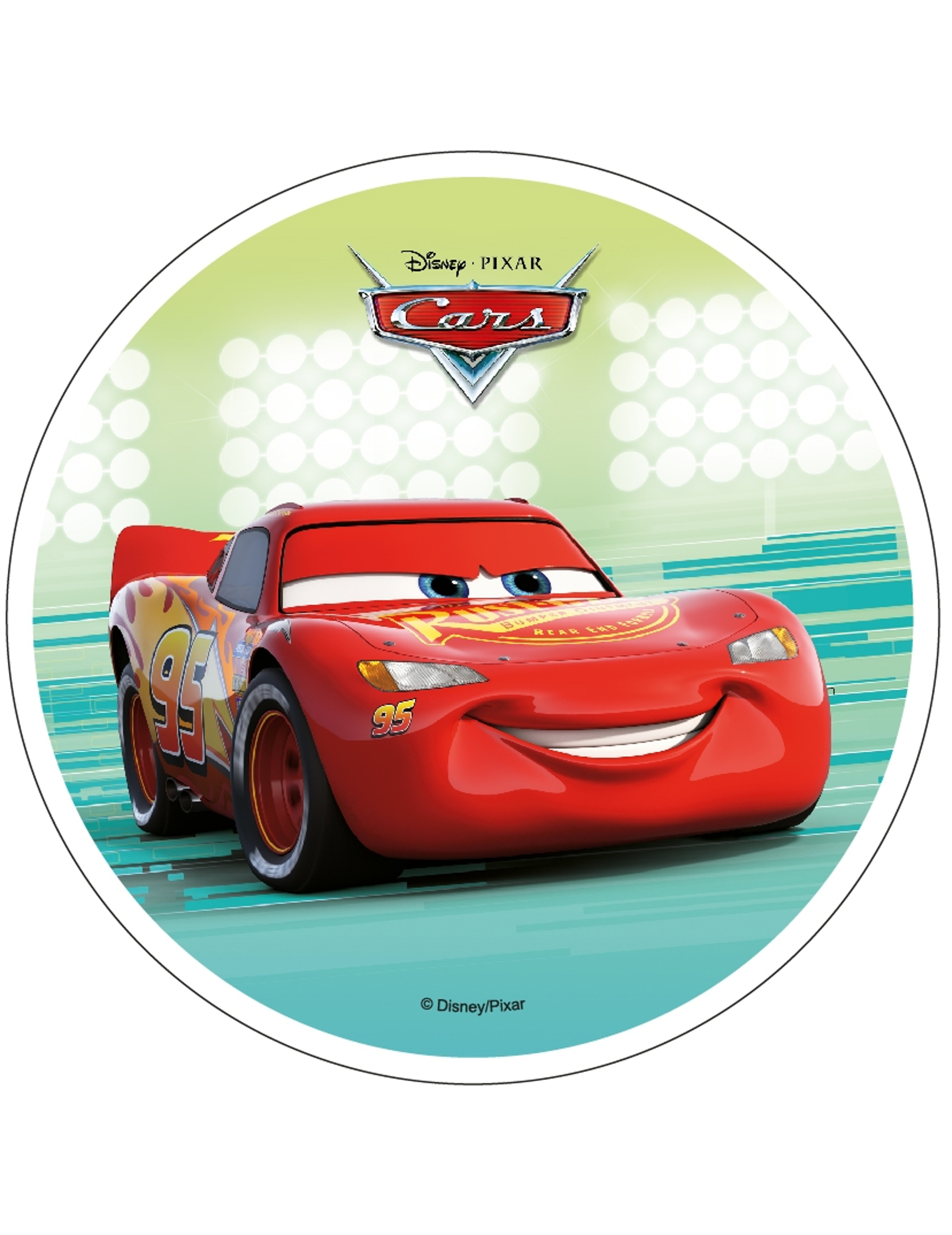 Disque en azyme Cars 21 cm