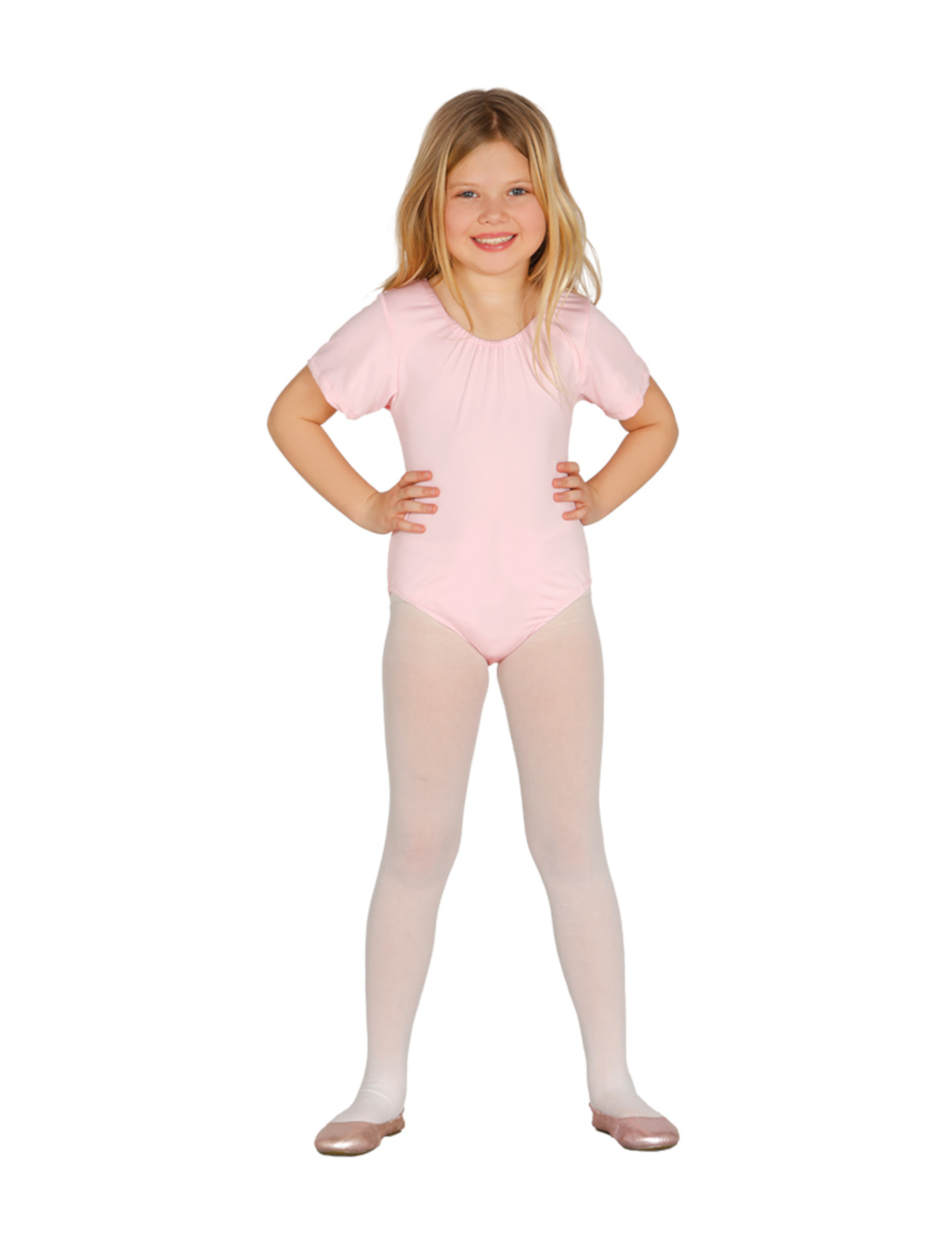 Body manches courtes rose pâle enfant