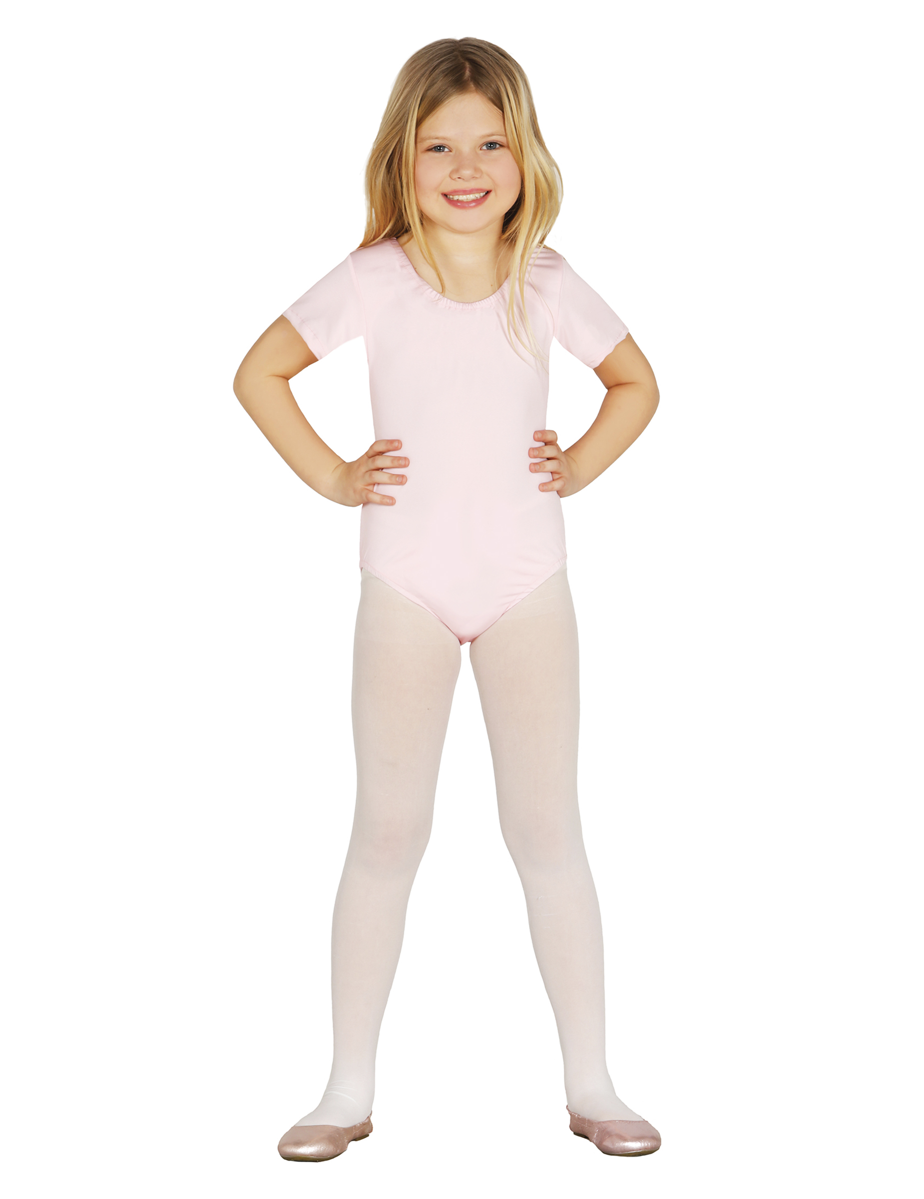 Body manches courtes rose pâle enfant