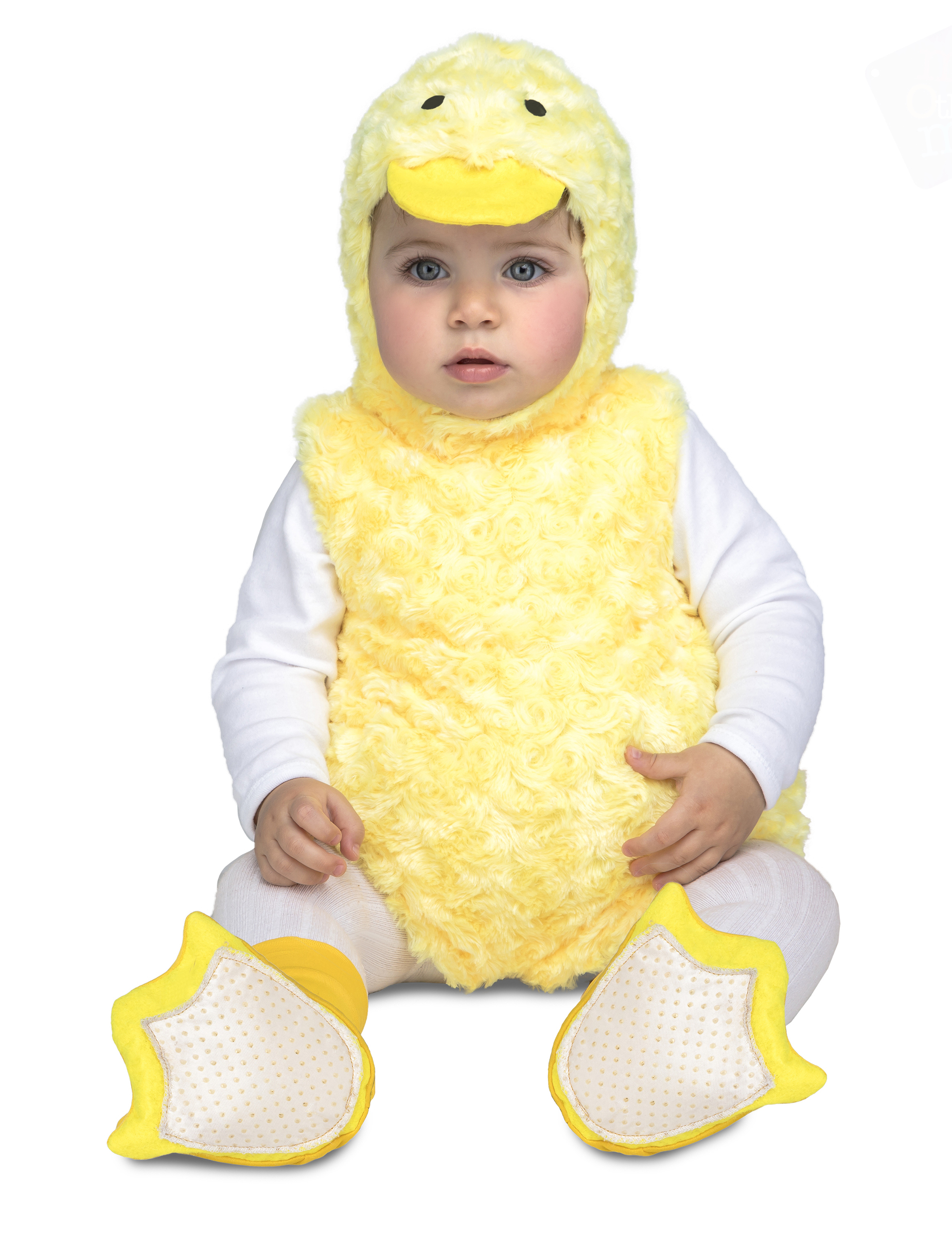 Déguisement petit canard peluche jaune