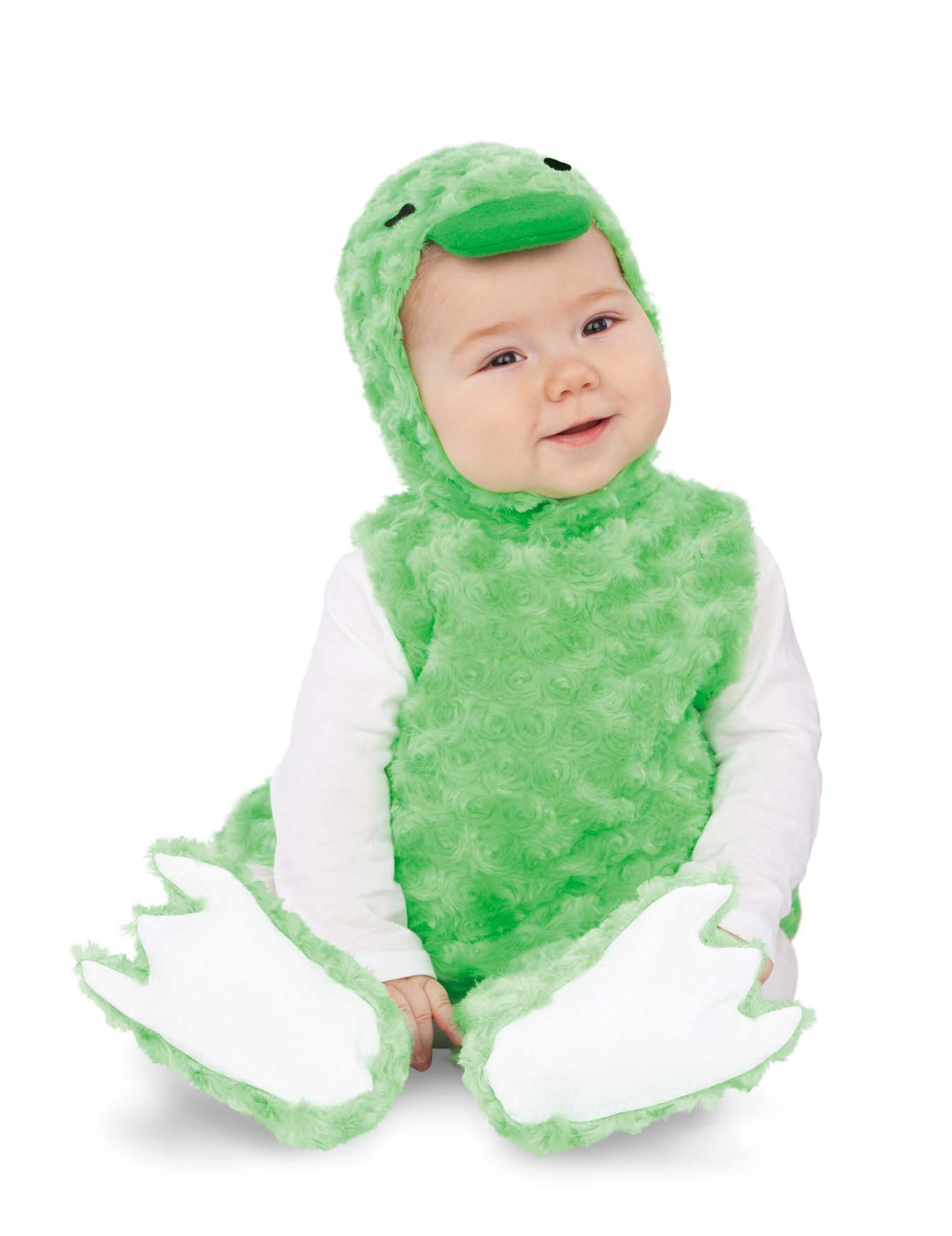 Déguisement petit canard peluche vert