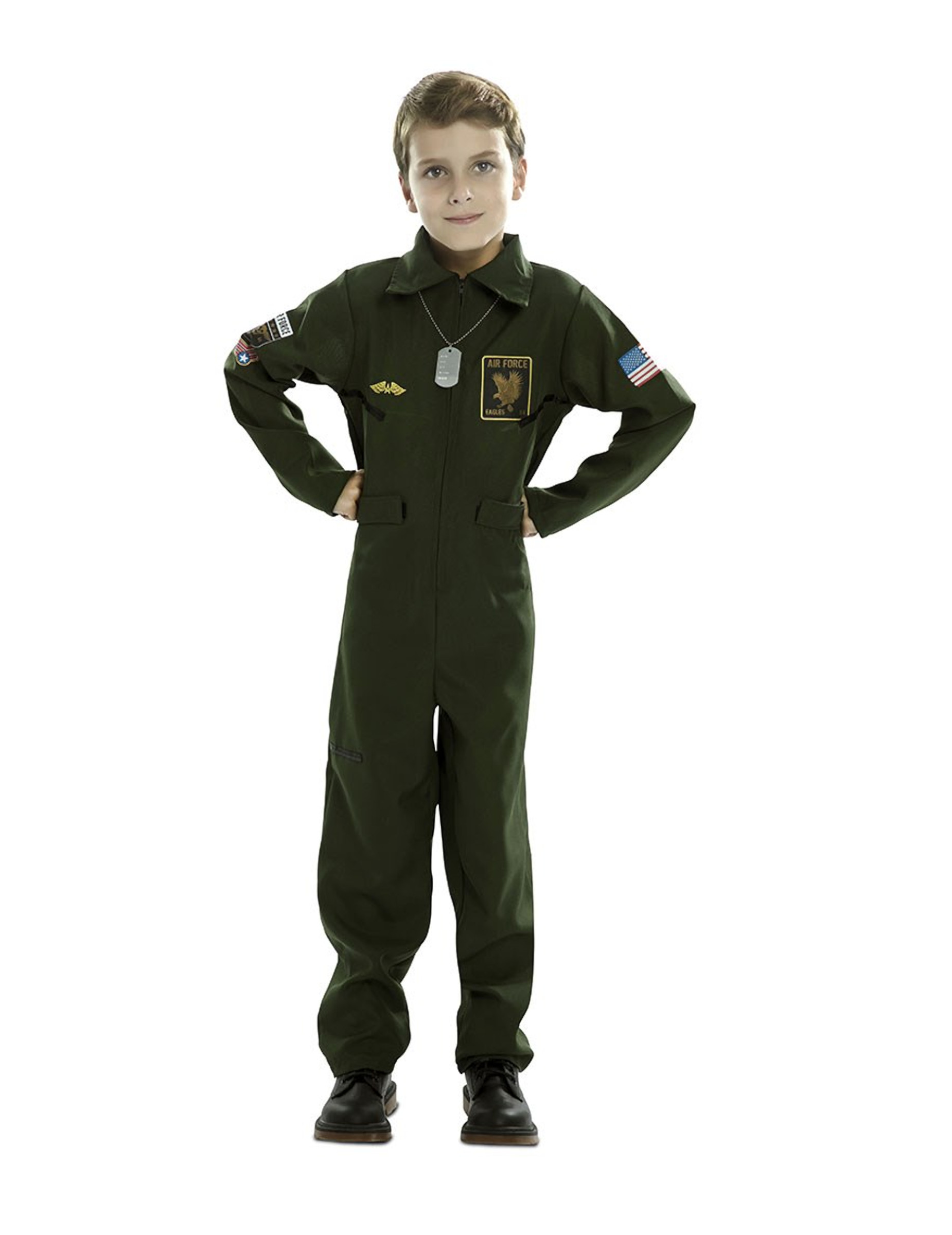 Déguisement pilote d'avion de chasse enfant