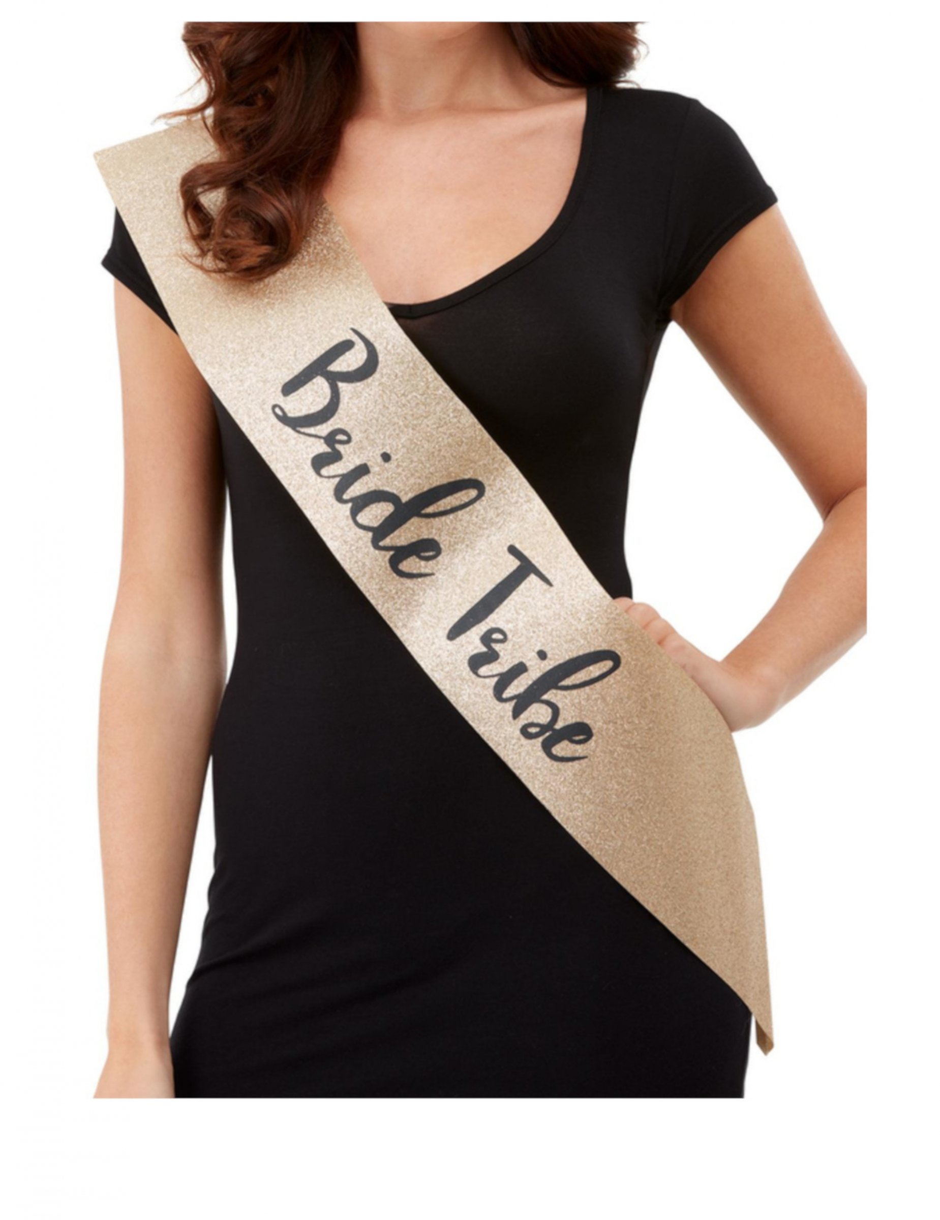 Echarpe dorée Bride Tribe EVJF adulte