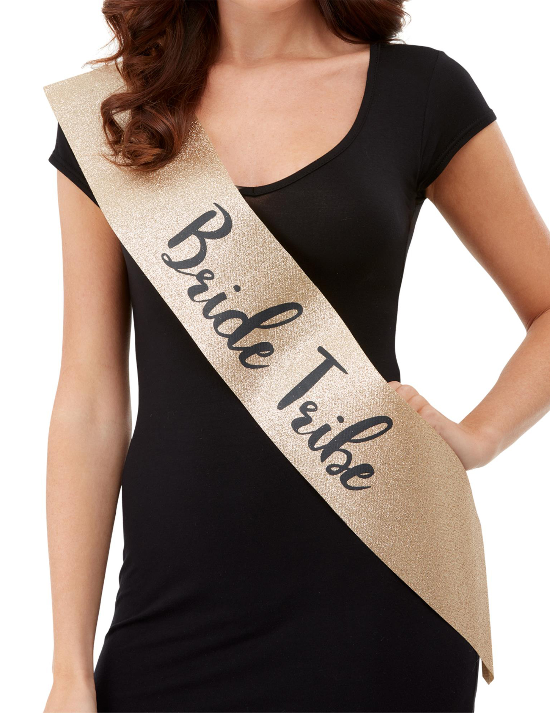 Echarpe dorée Bride Tribe EVJF adulte