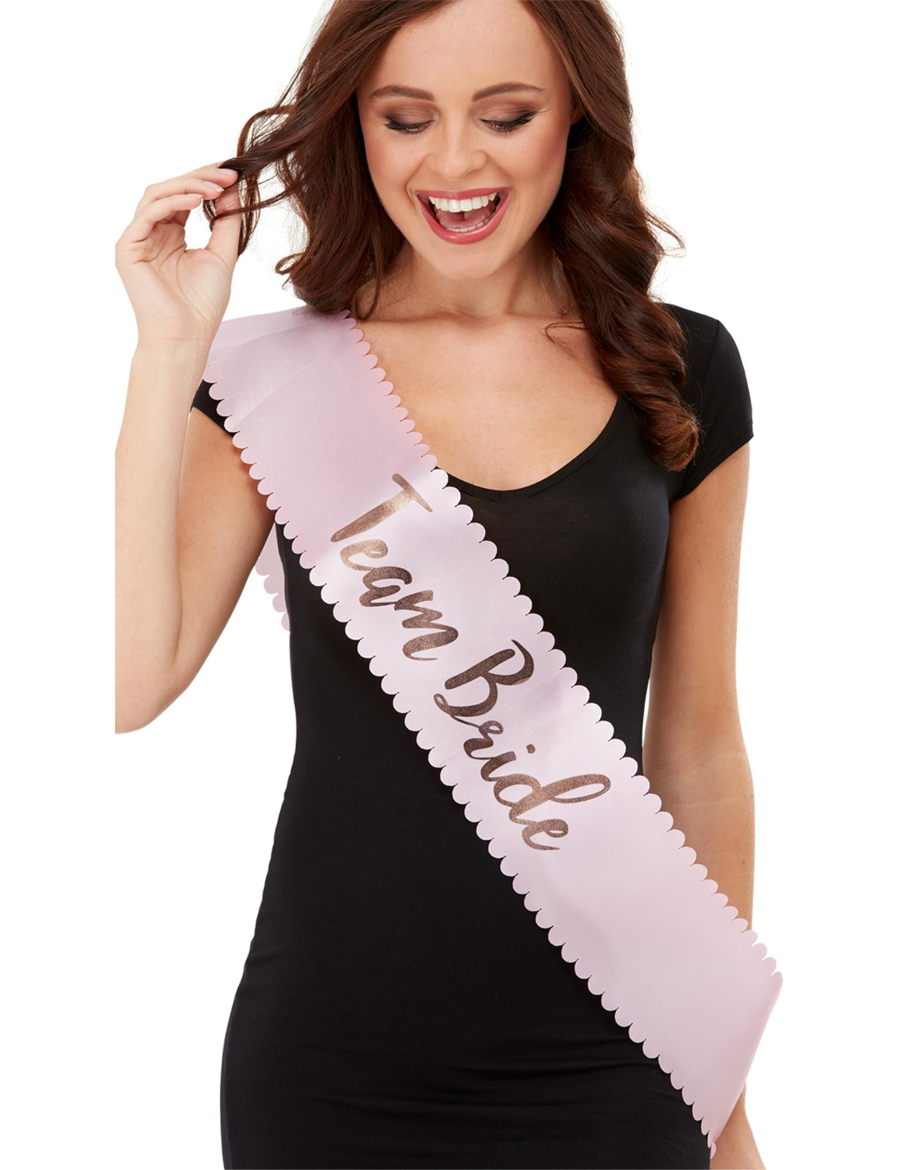Écharpe rose Team Bride EVJF adulte