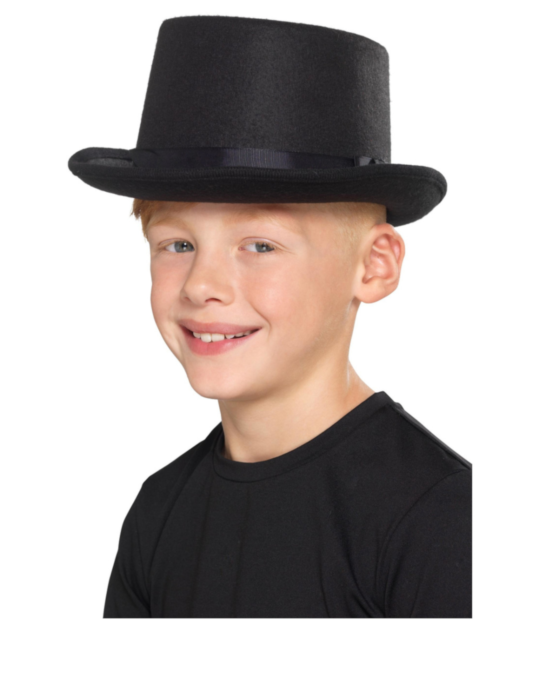 Chapeau haut de forme noir enfant