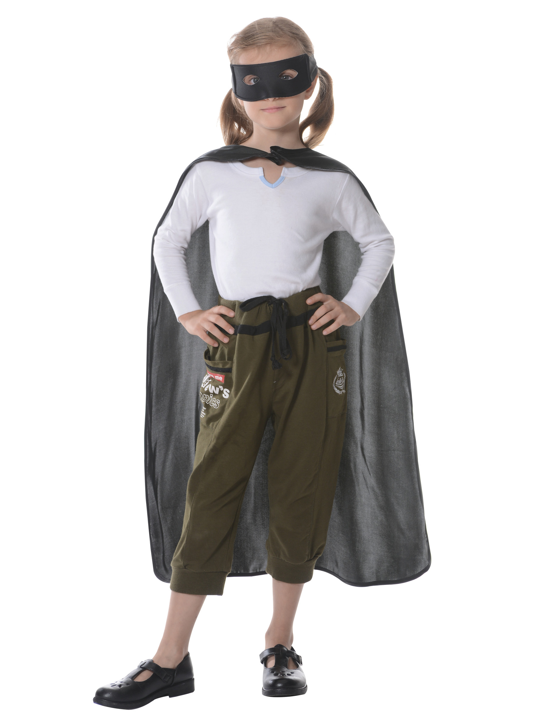 Kit super héro noir enfant