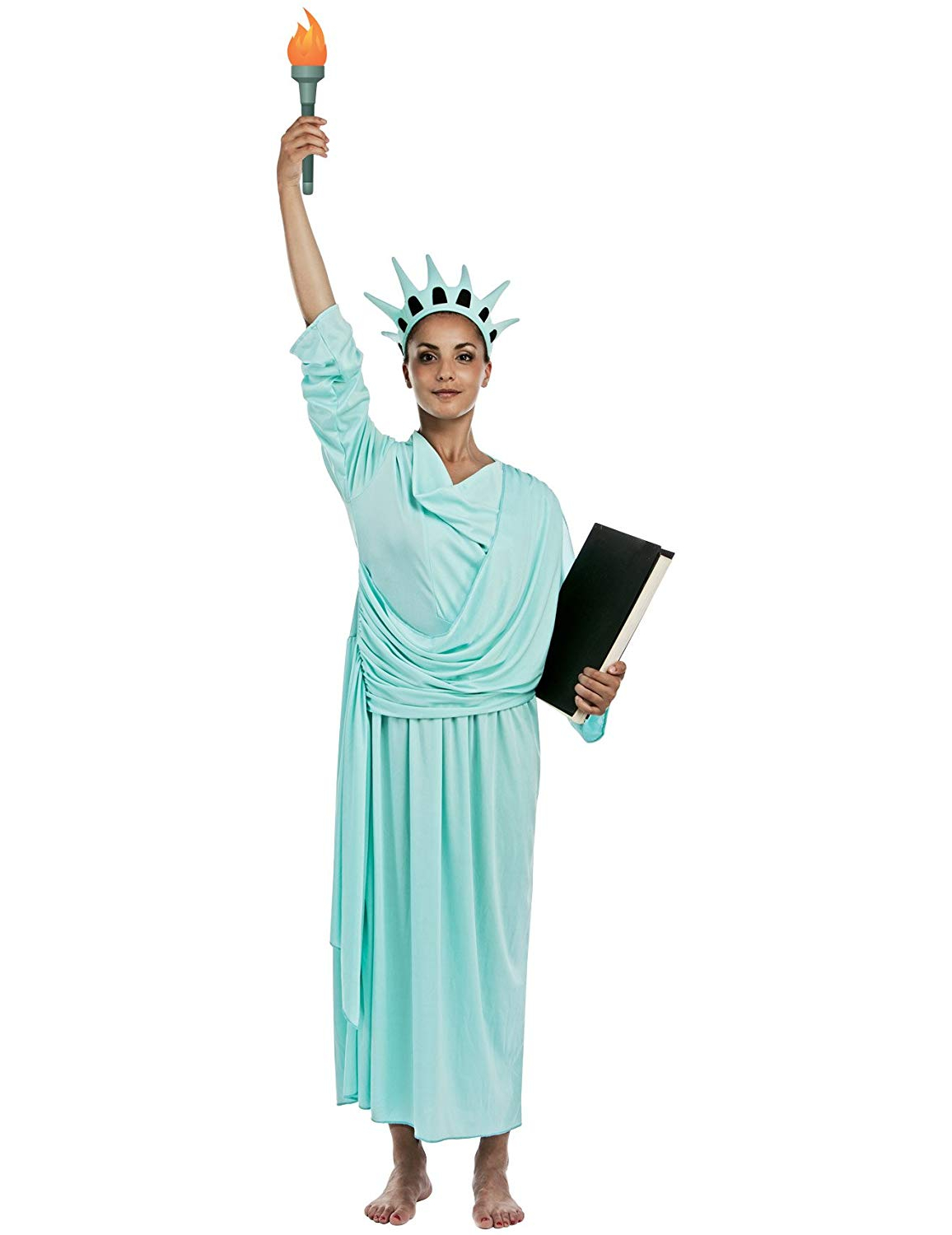 Déguisement statue de la liberté adulte