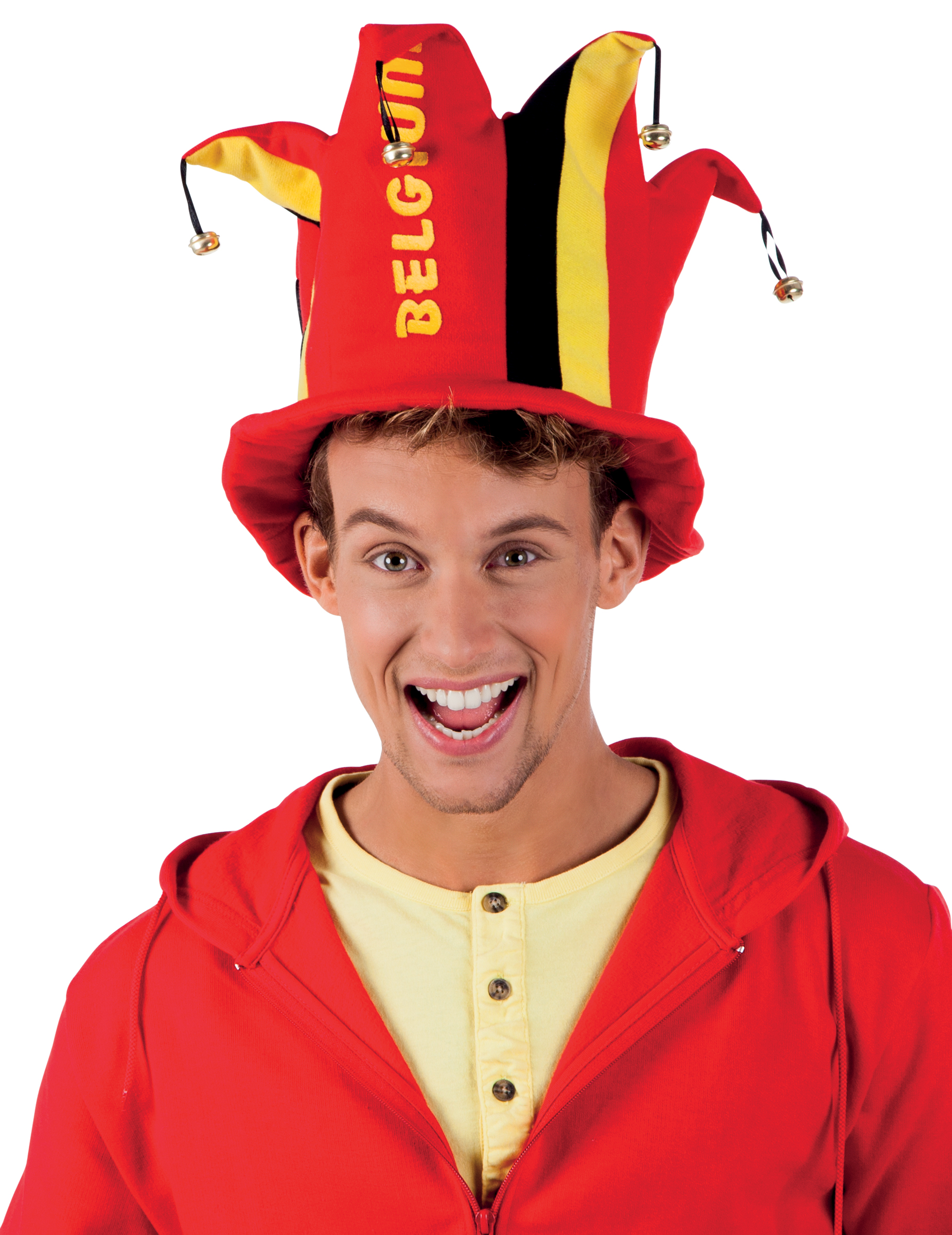 Chapeau haut de forme supporter Belgique adulte