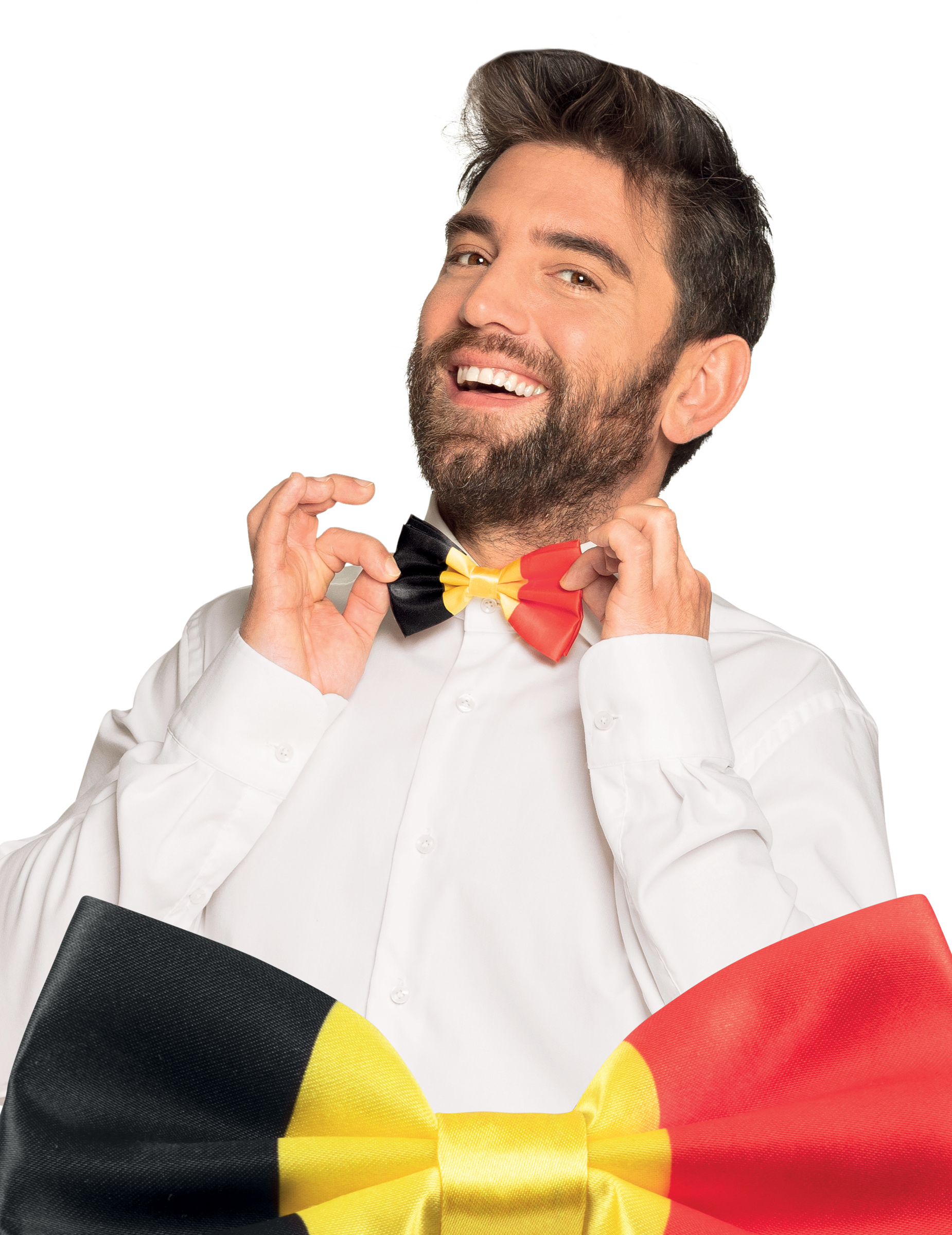 N ud papillon supporter Belgique adulte