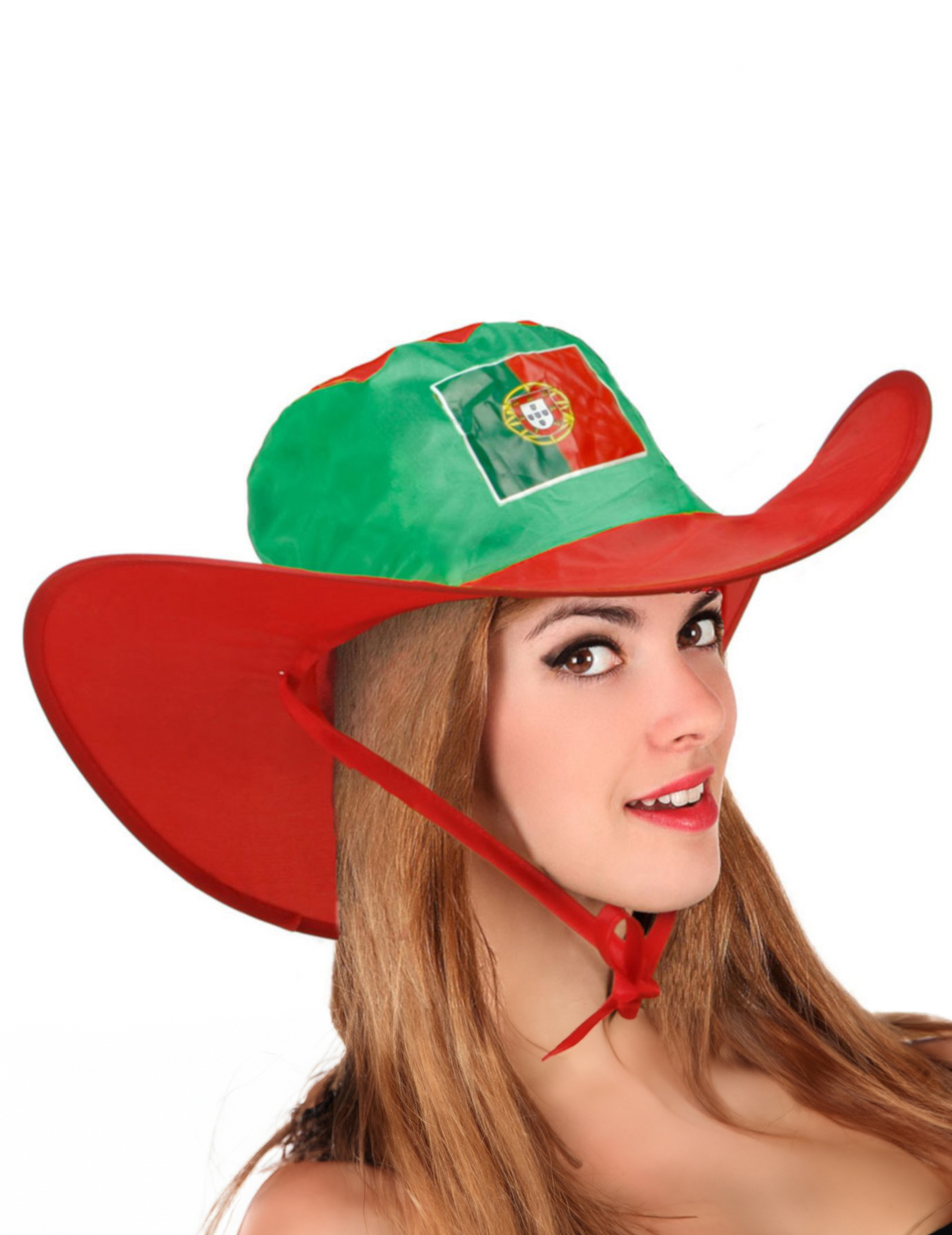 Chapeau supporter Portugal adulte