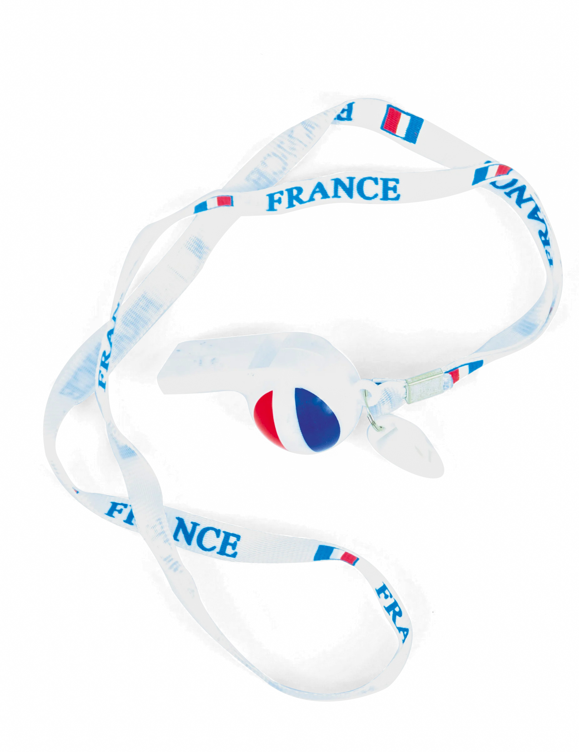 Sifflet et tour de cou supporter France
