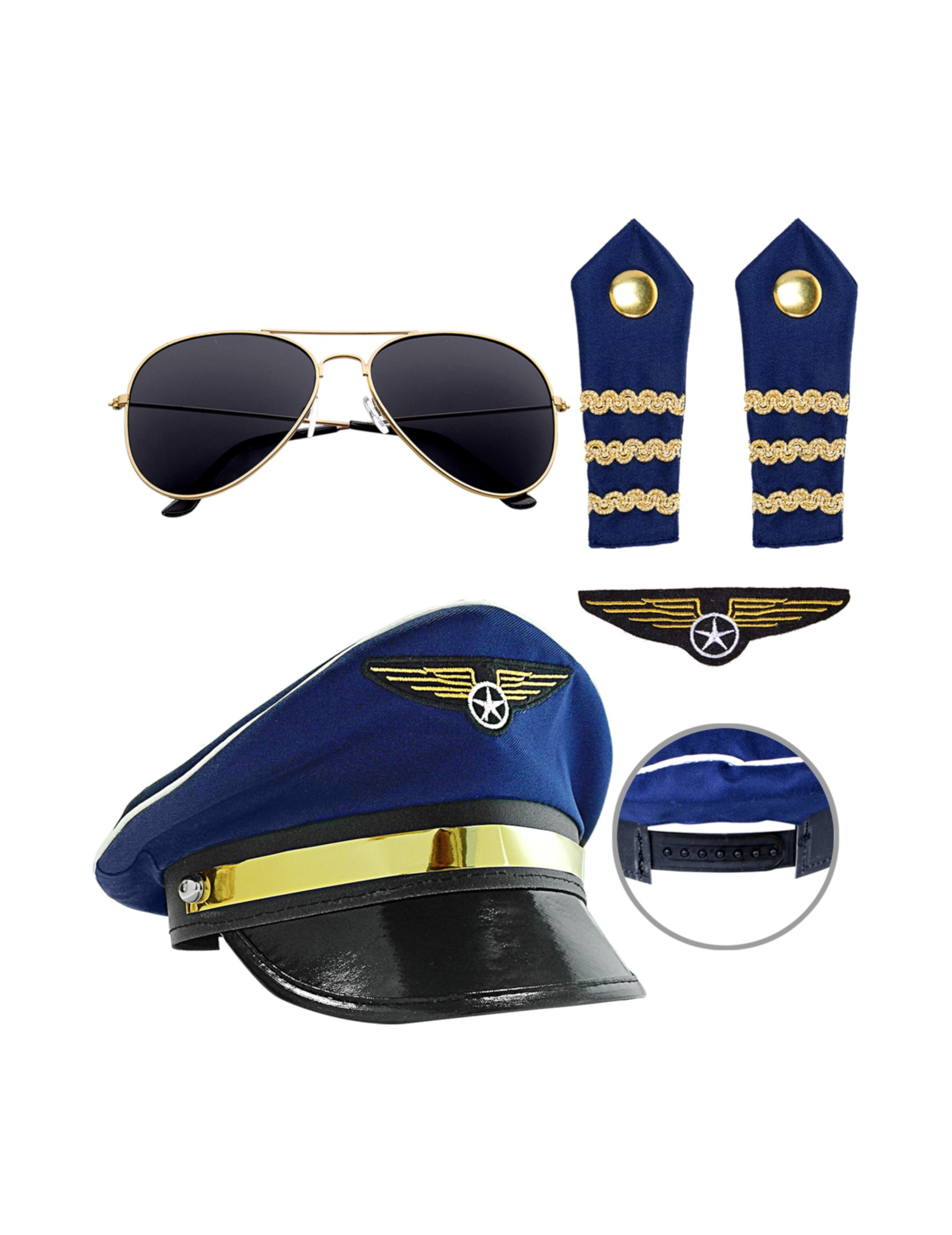 Kit pilote d'avion adulte