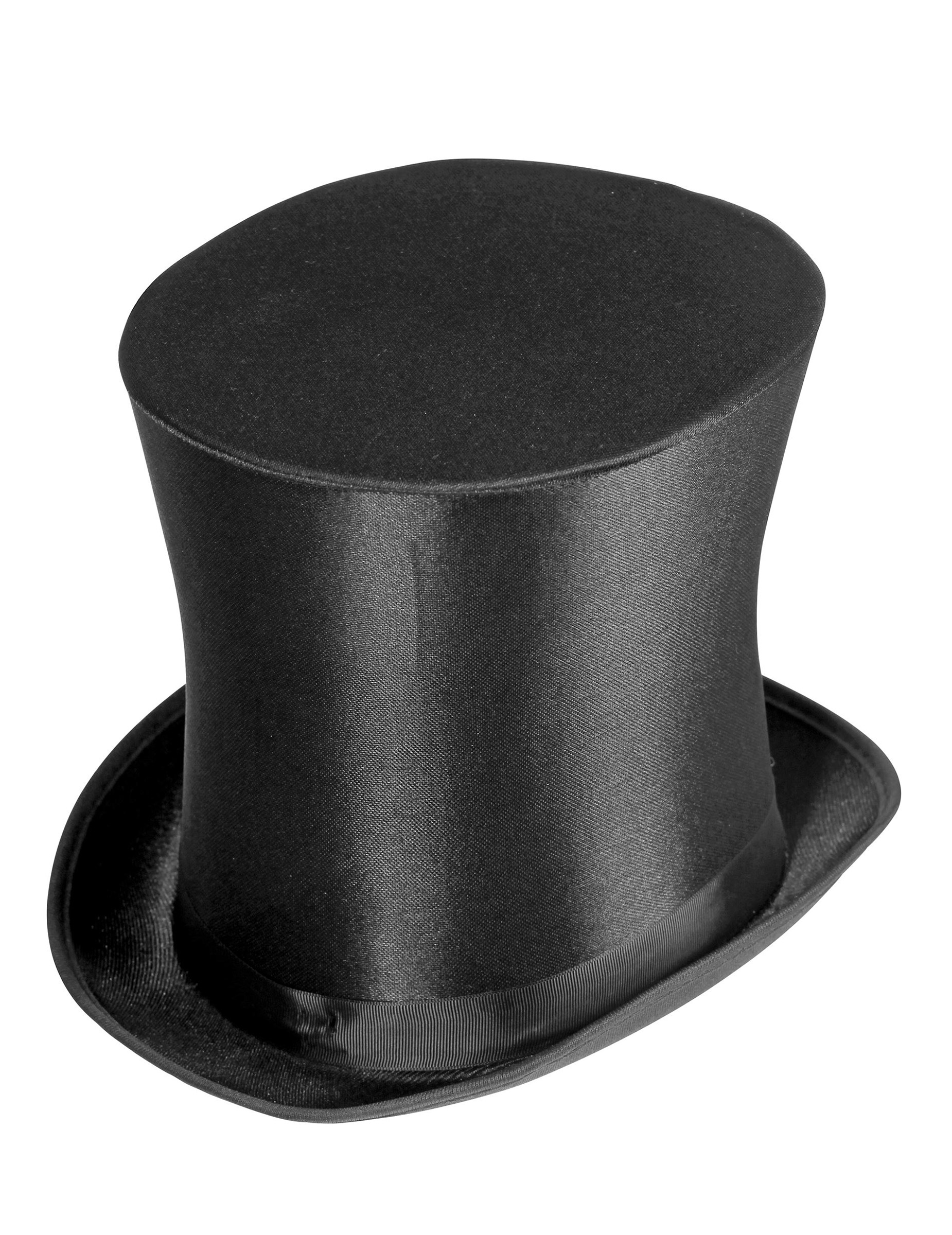 Chapeau luxe haut de forme satin adulte