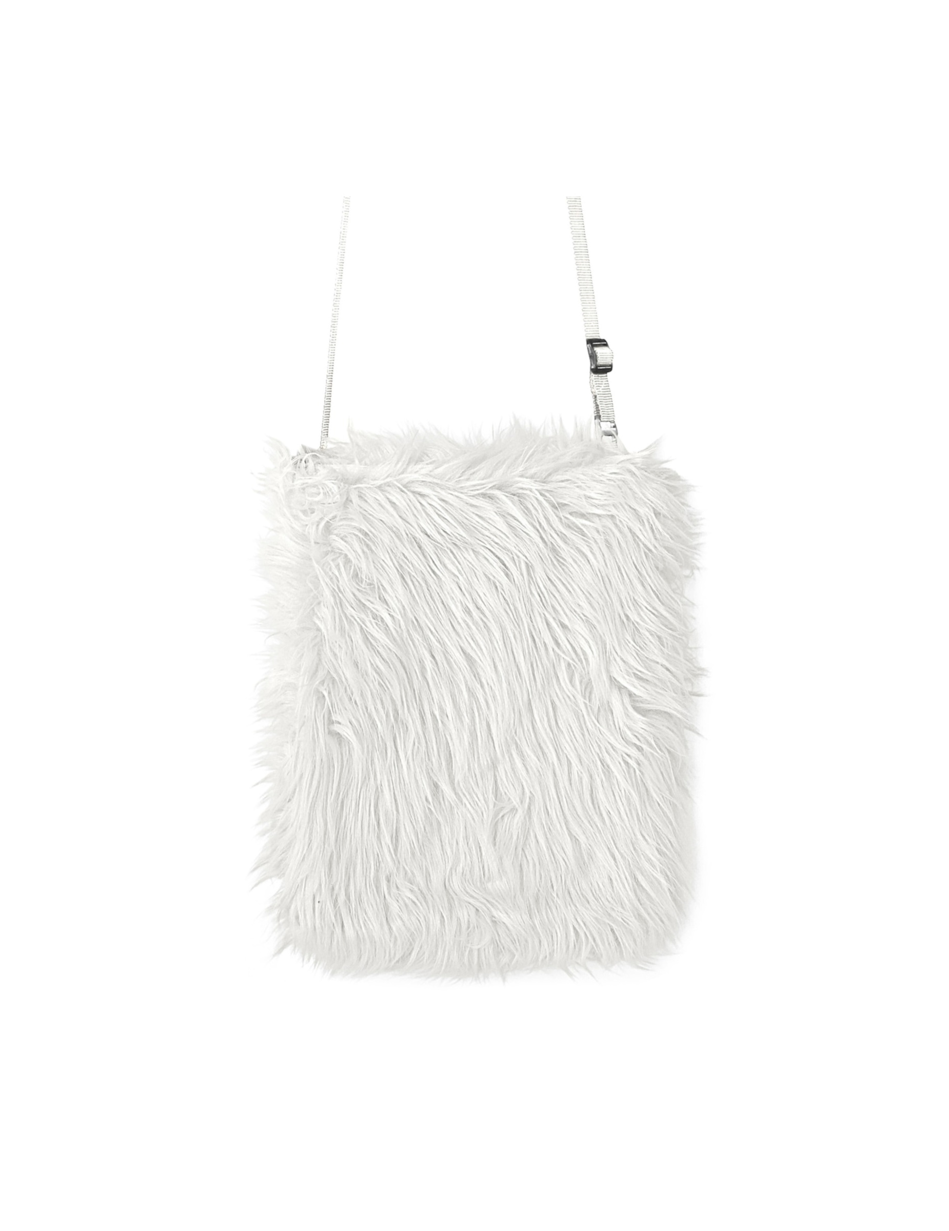 Sac en peluche blanc