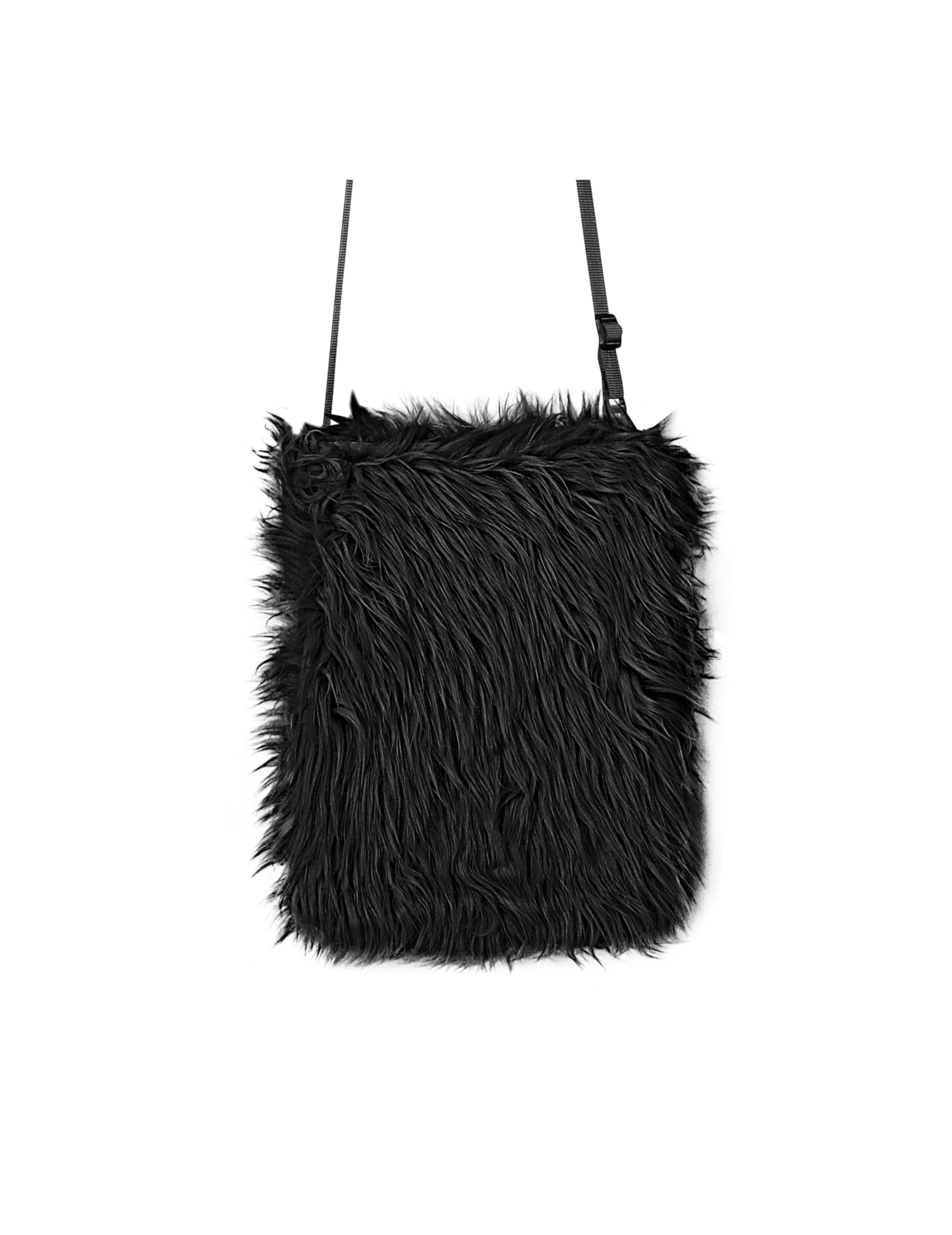 Sac en peluche noir
