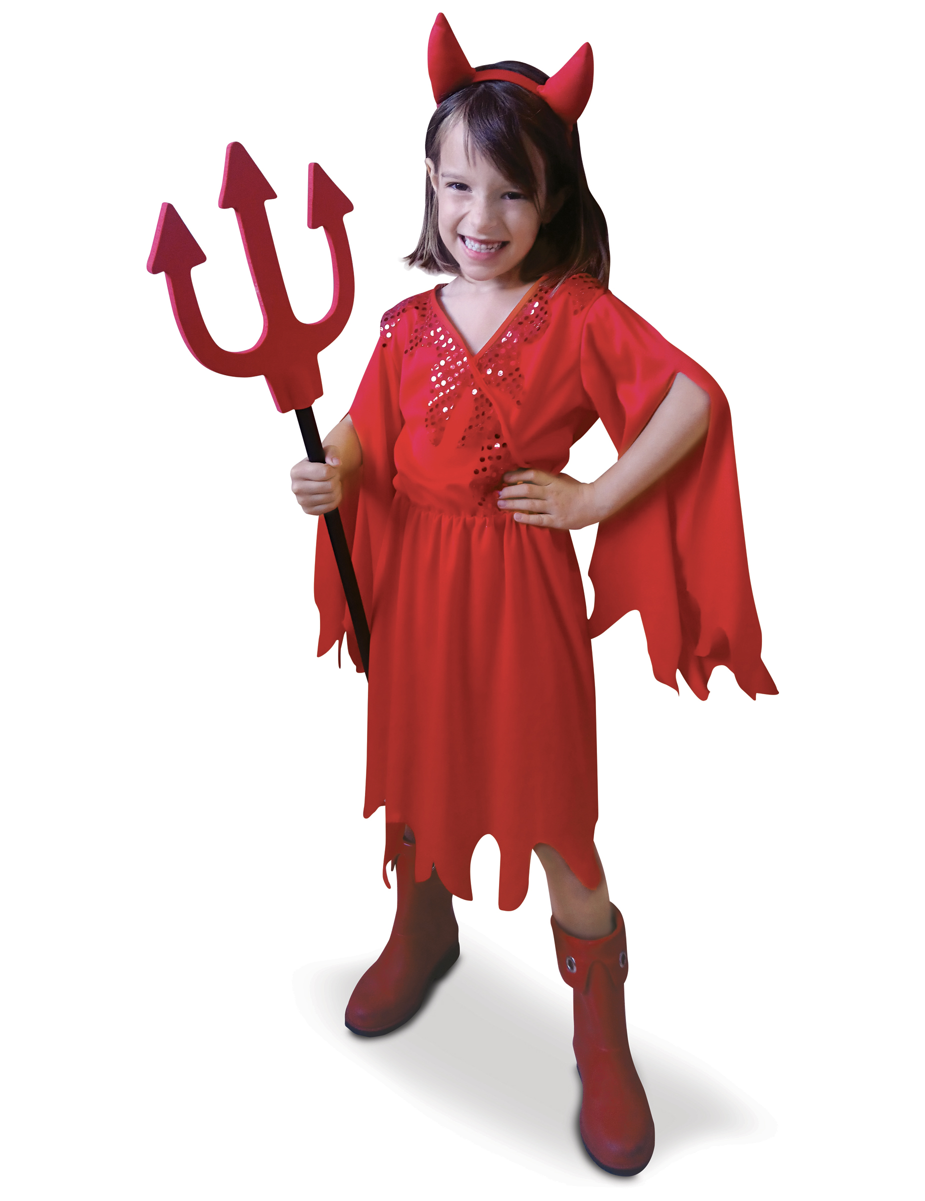 Déguisement diablesse rouge fille