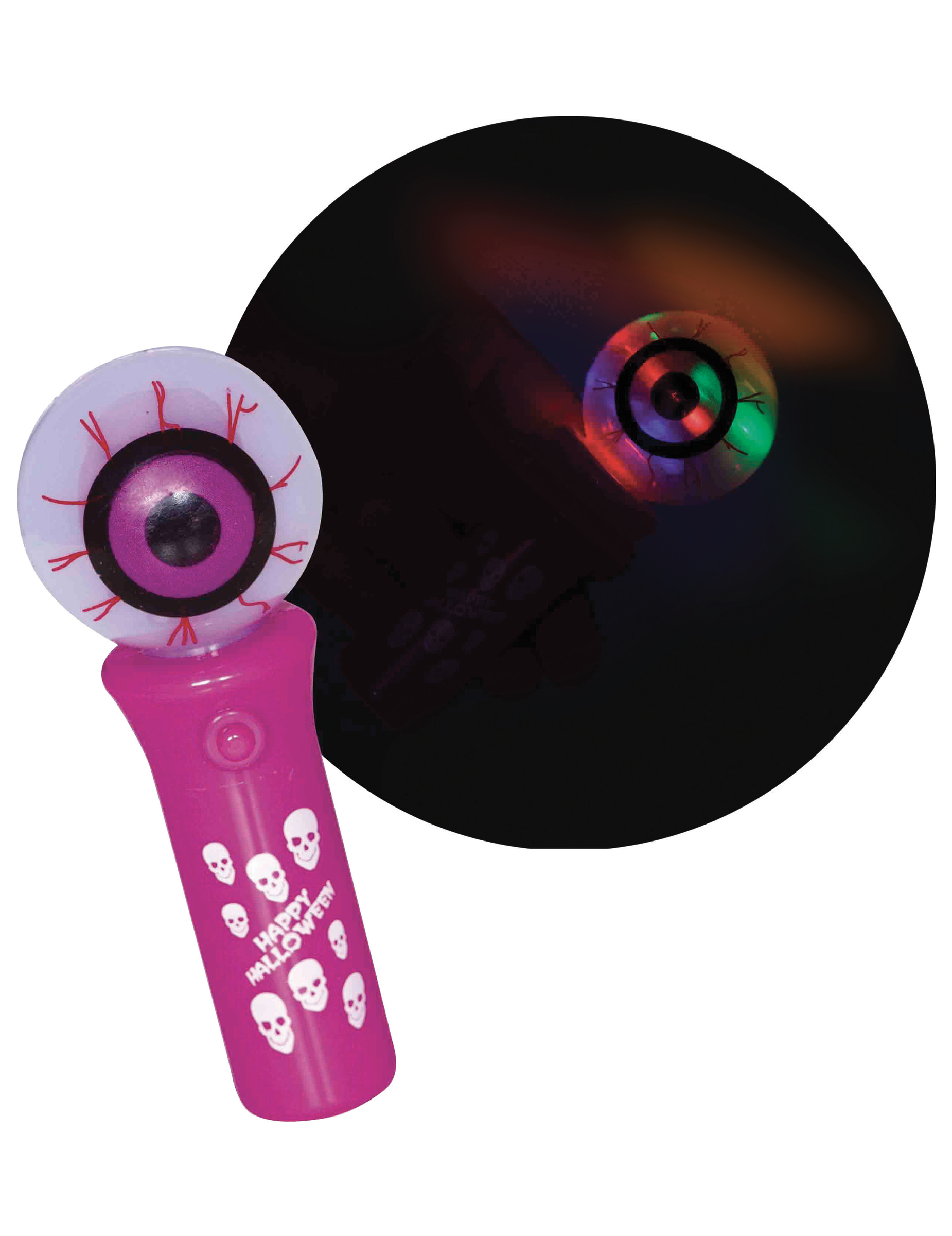 Torche spinner lumineux forme d'oeil