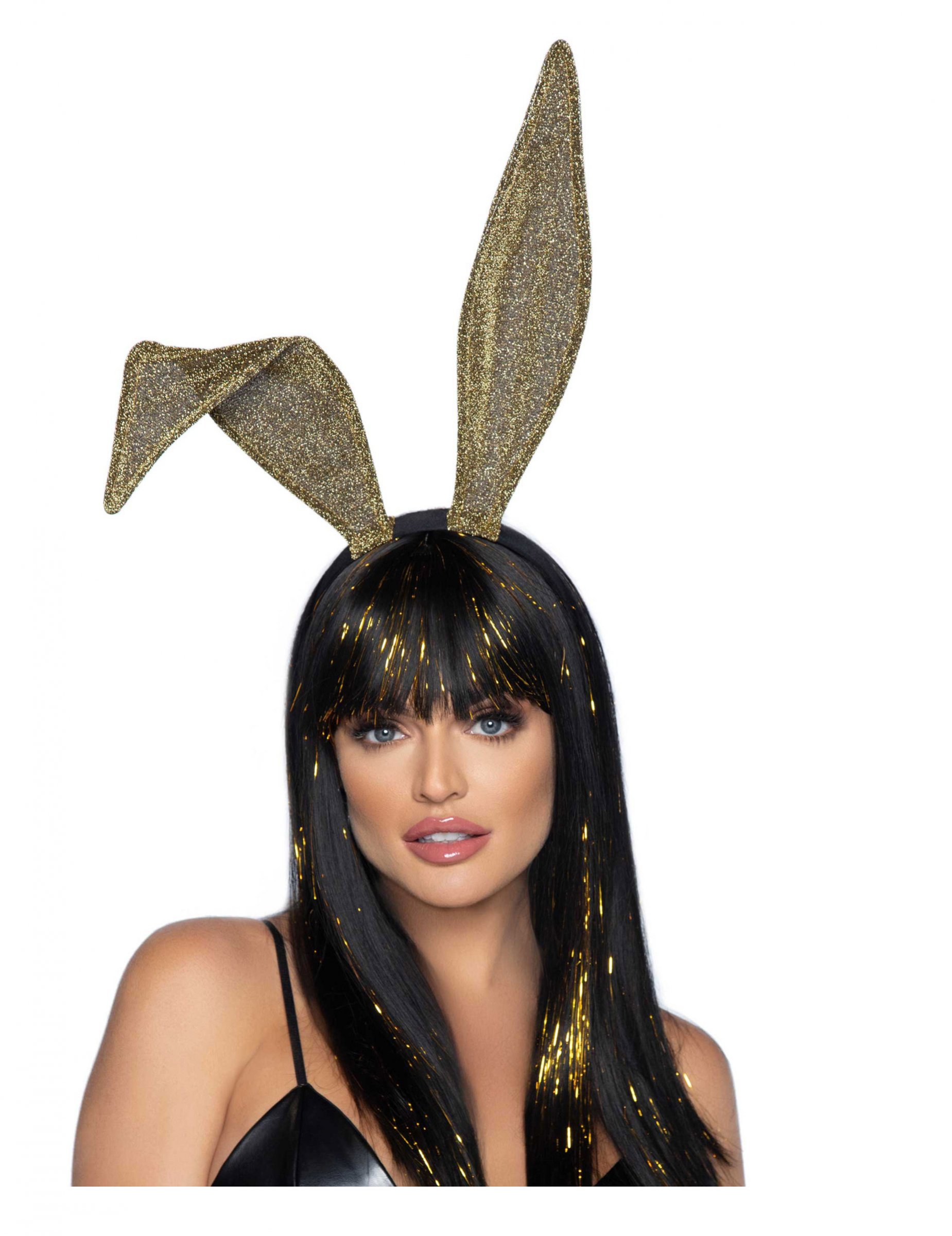 Oreilles de lapin dorées adulte