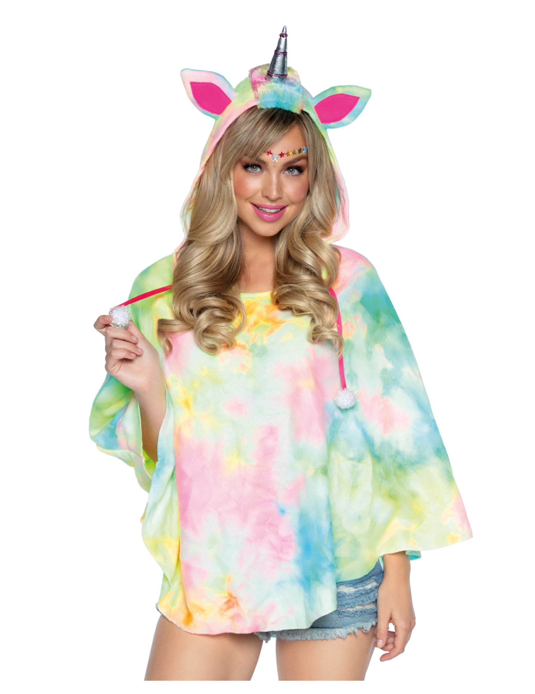 Tunique à capuche licorne femme