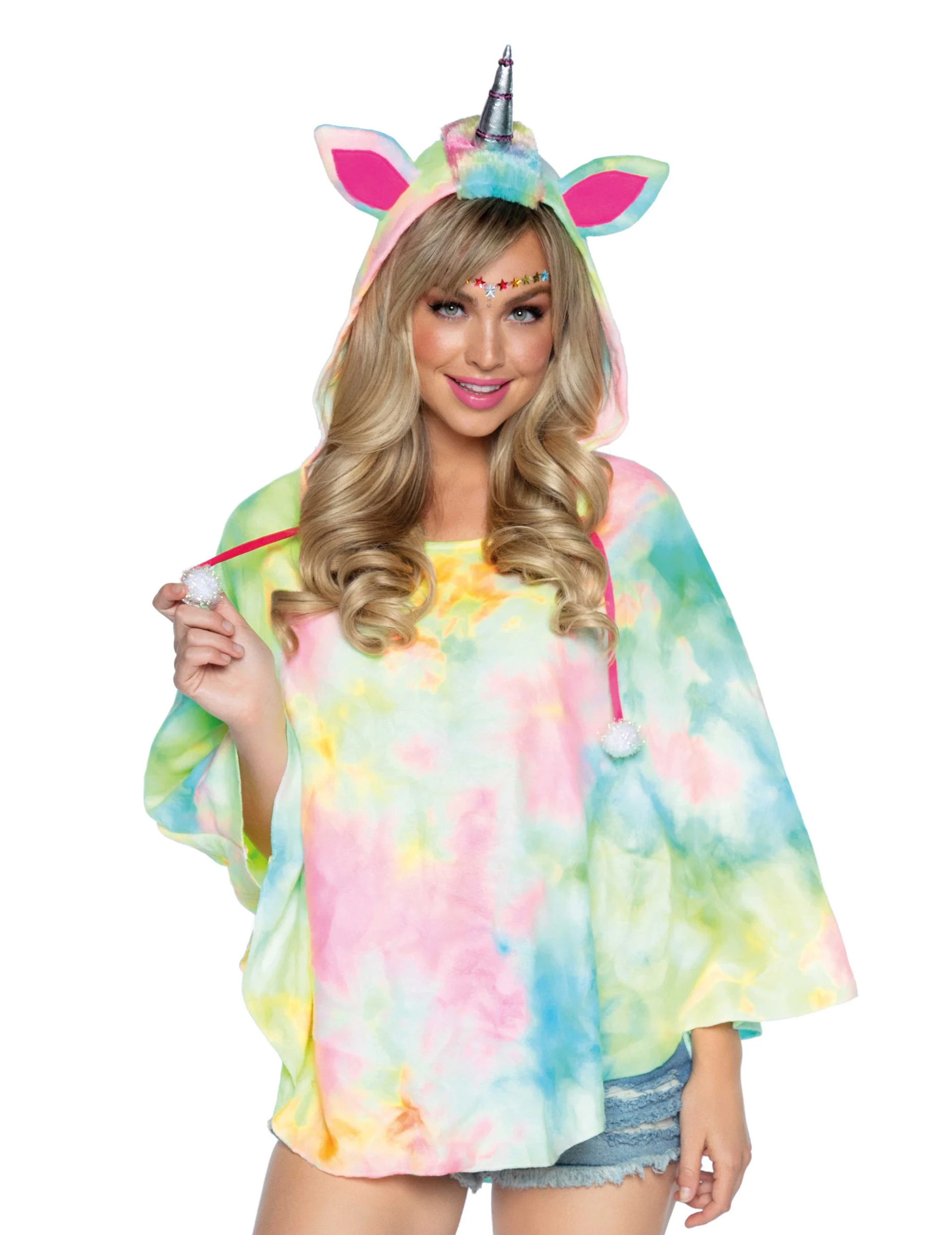 Tunique à capuche licorne femme