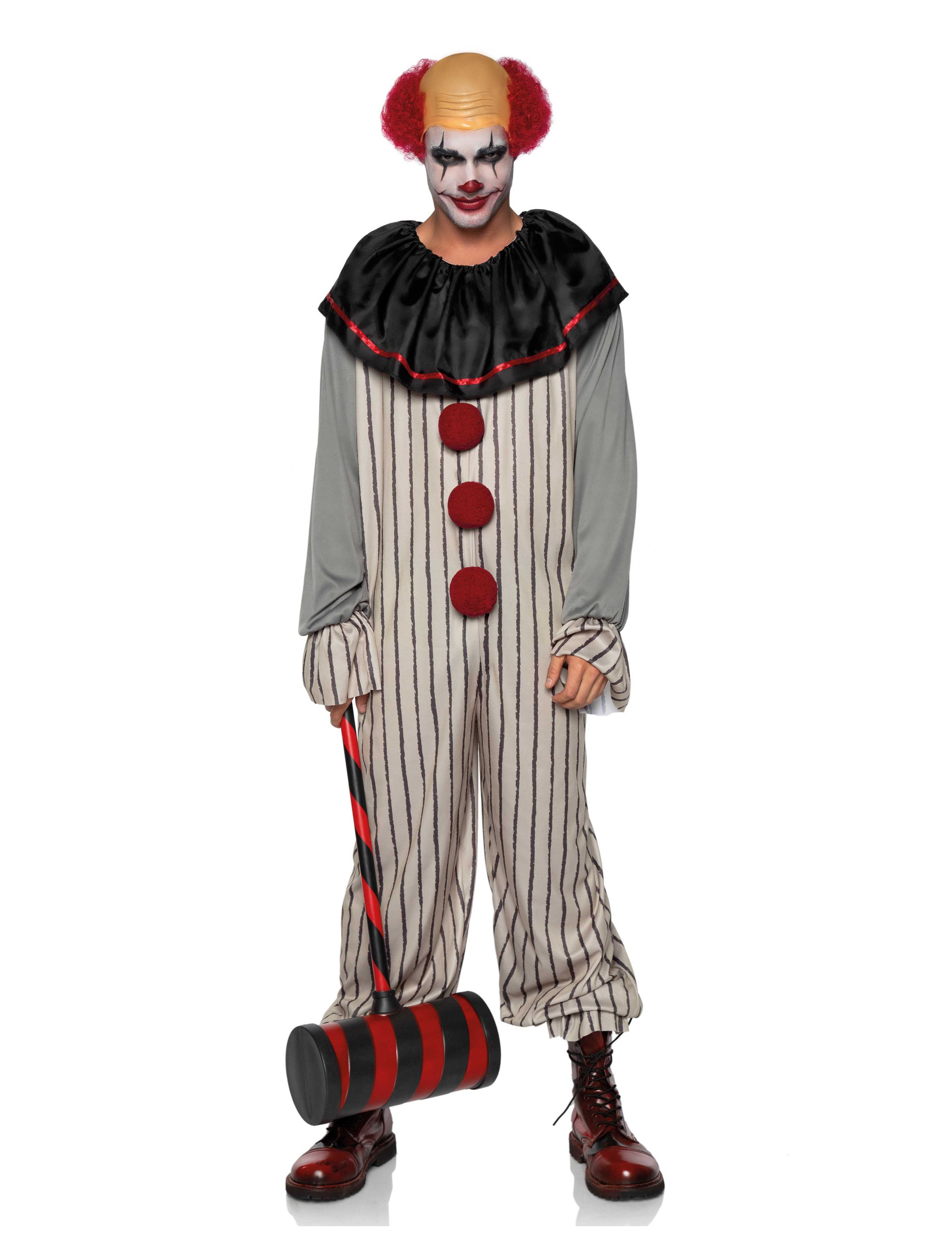 Déguisement clown effrayant homme
