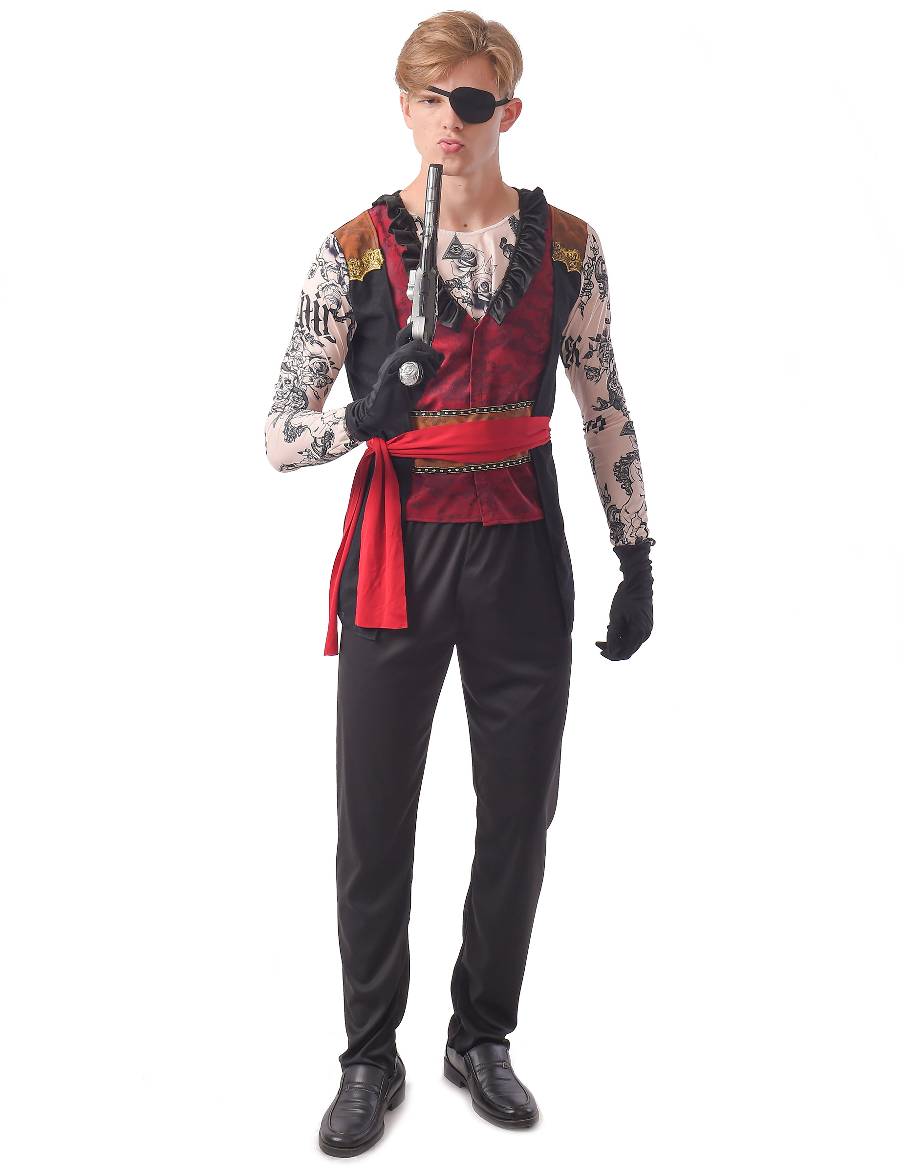 Déguisement pirate tatoué homme