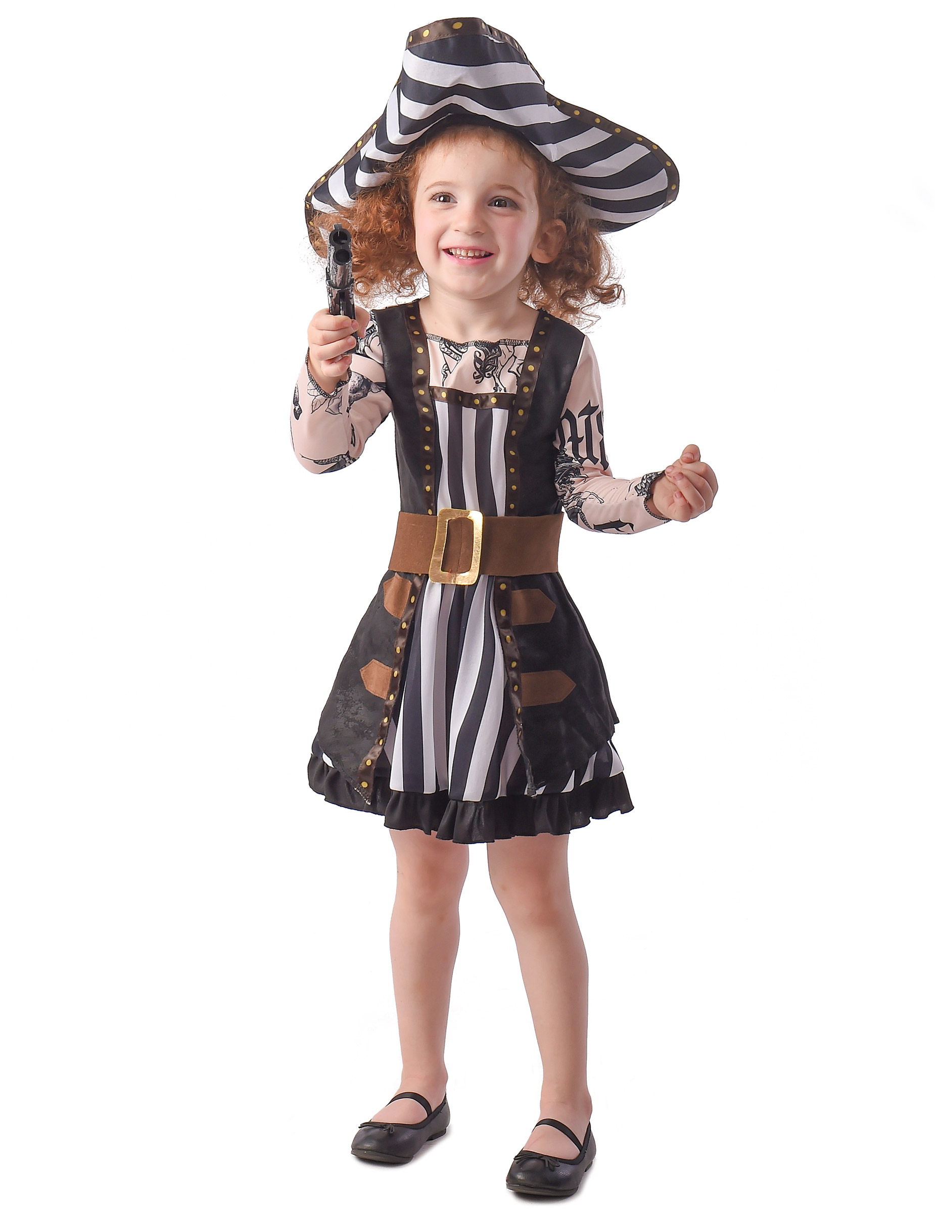 Déguisement pirate tatouée robe fille
