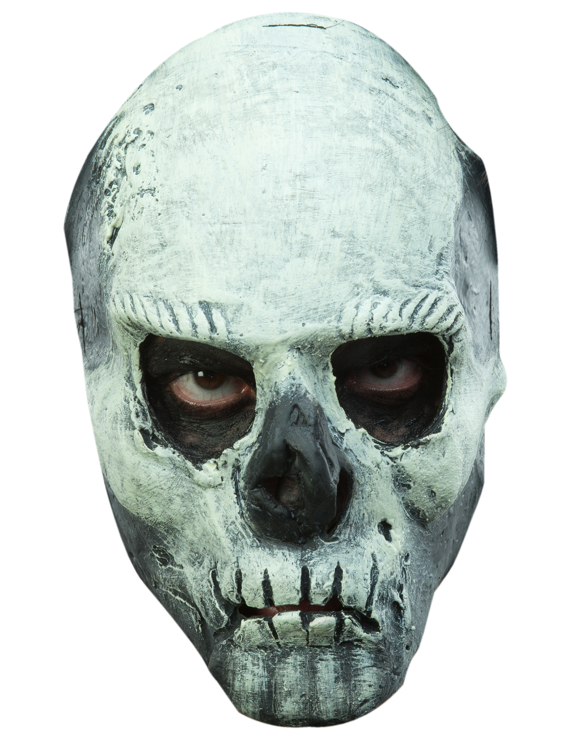 Masque squelette phosphorescent adulte