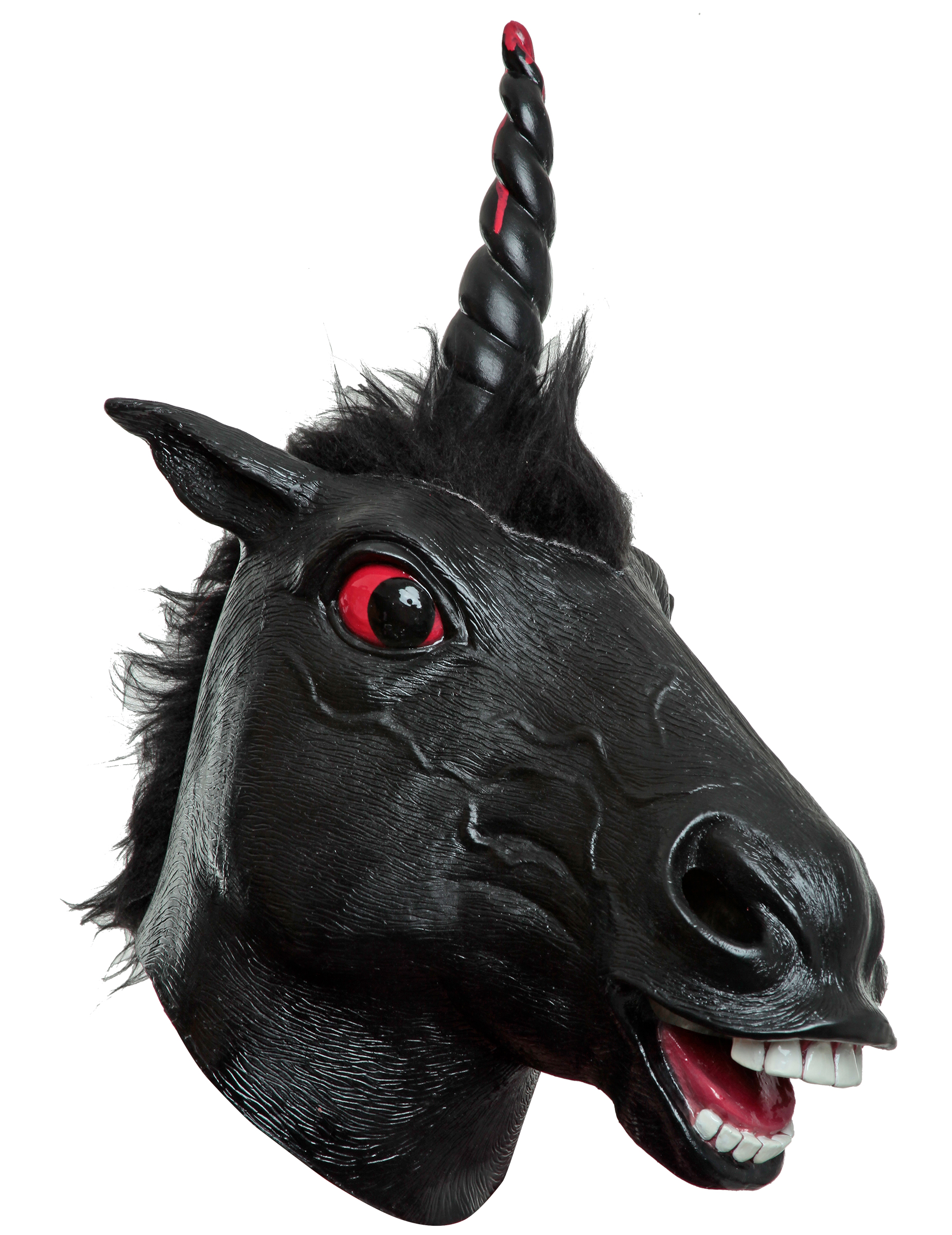 Masque licorne noire adulte