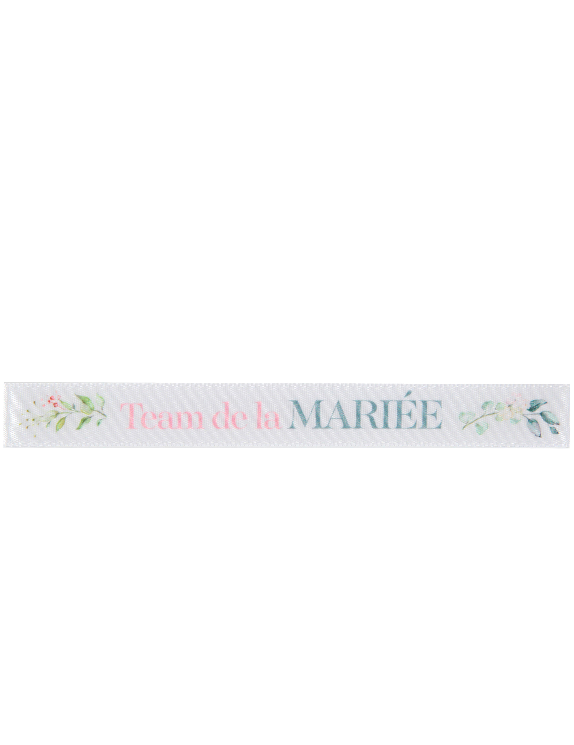 6 Bracelets en tissu team de la mariée
