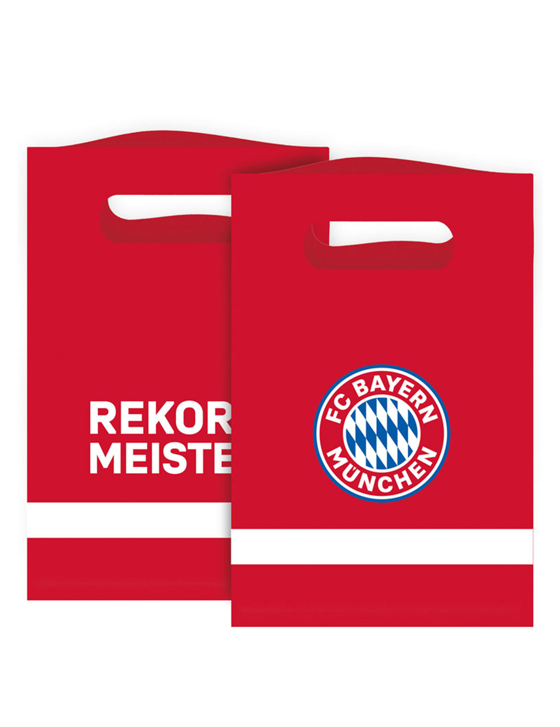 8 Sachets cadeaux FC Bayern Munich 15 x 23 cm
