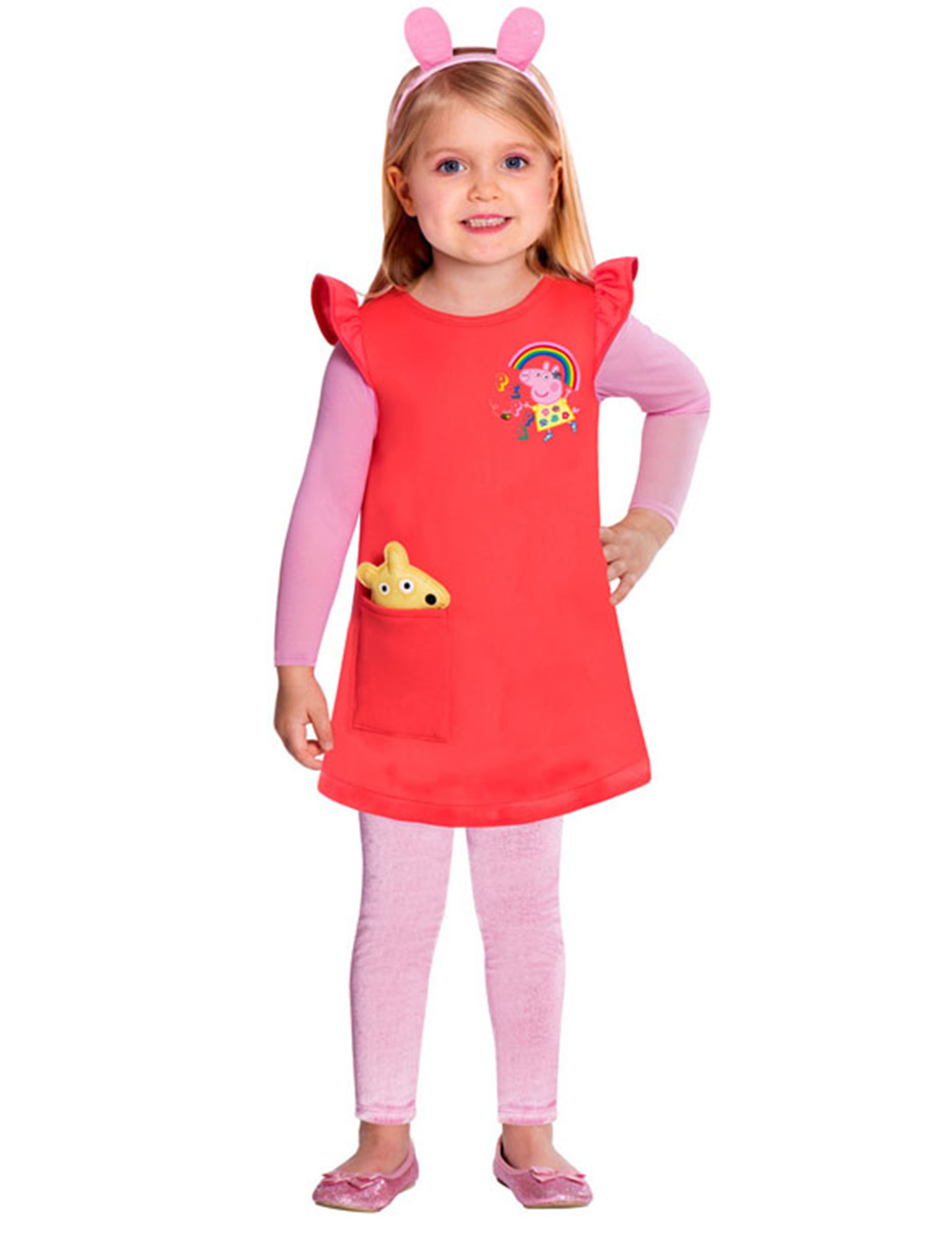 Déguisement robe Peppa Pig fille