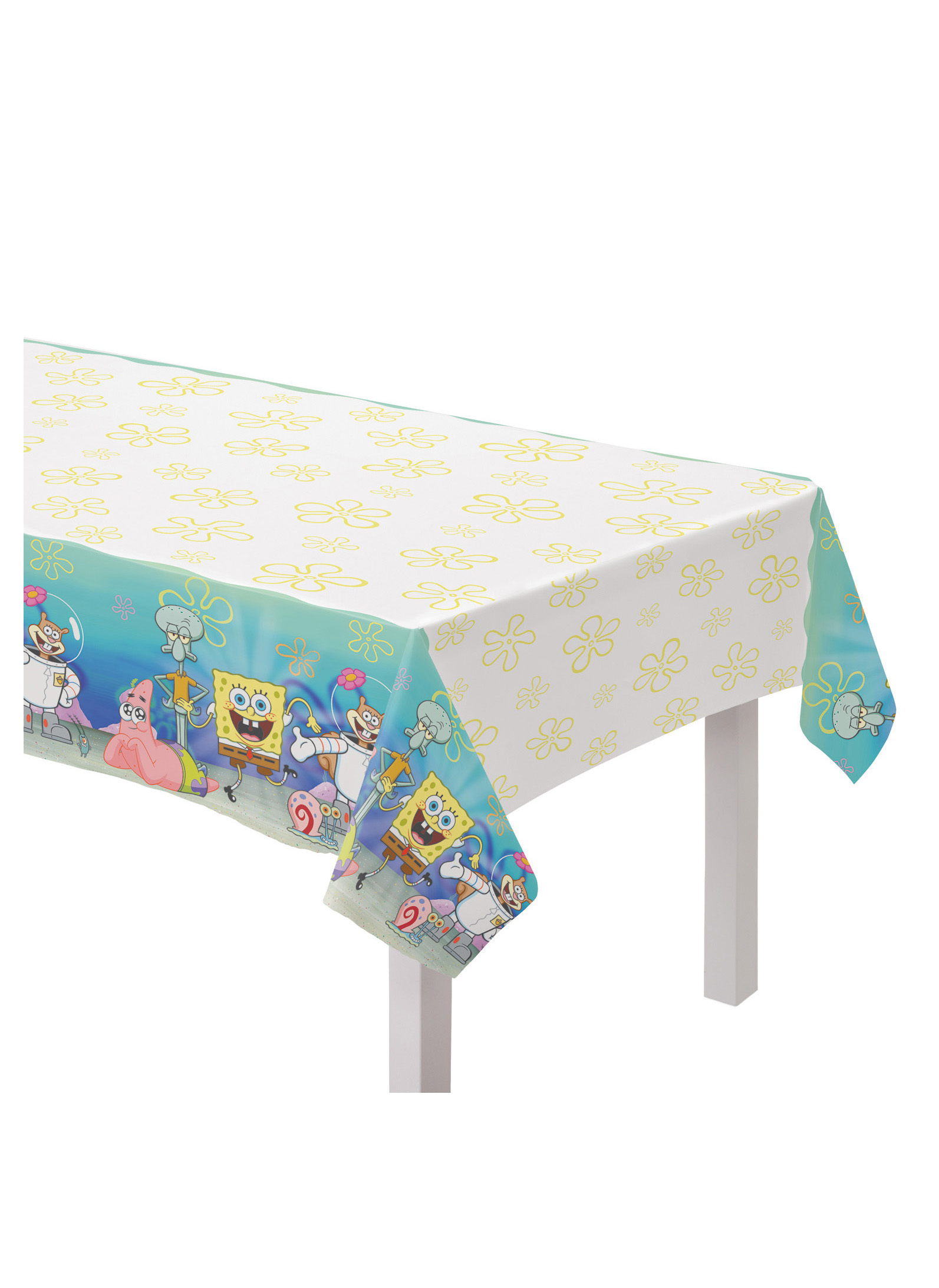 Nappe en papier Bob l'Eponge 130 x 240 cm