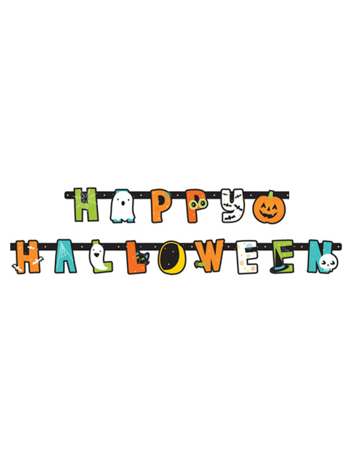 Bannière Happy Halloween Friends 1,90 m