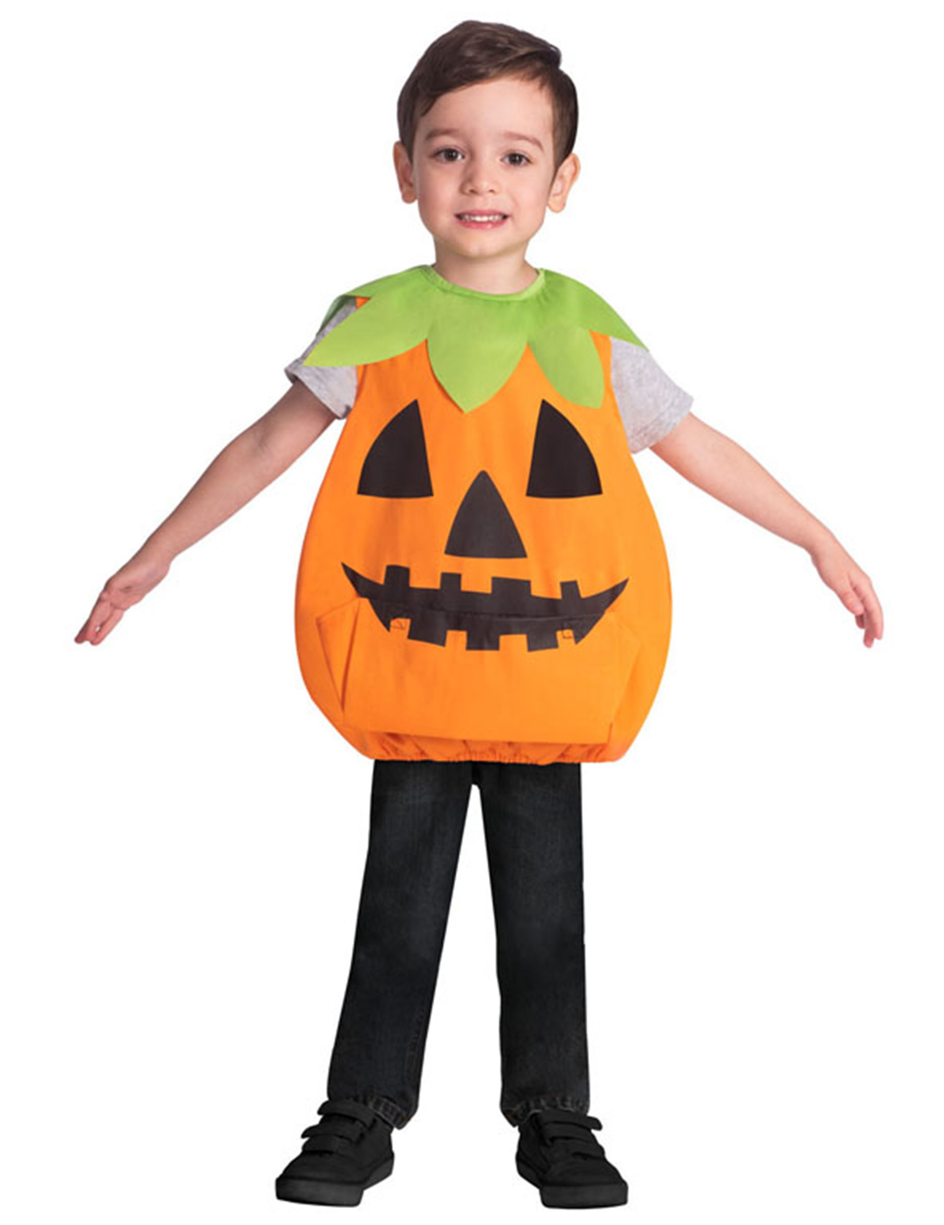 Déguisement tablier cachette citrouille enfant