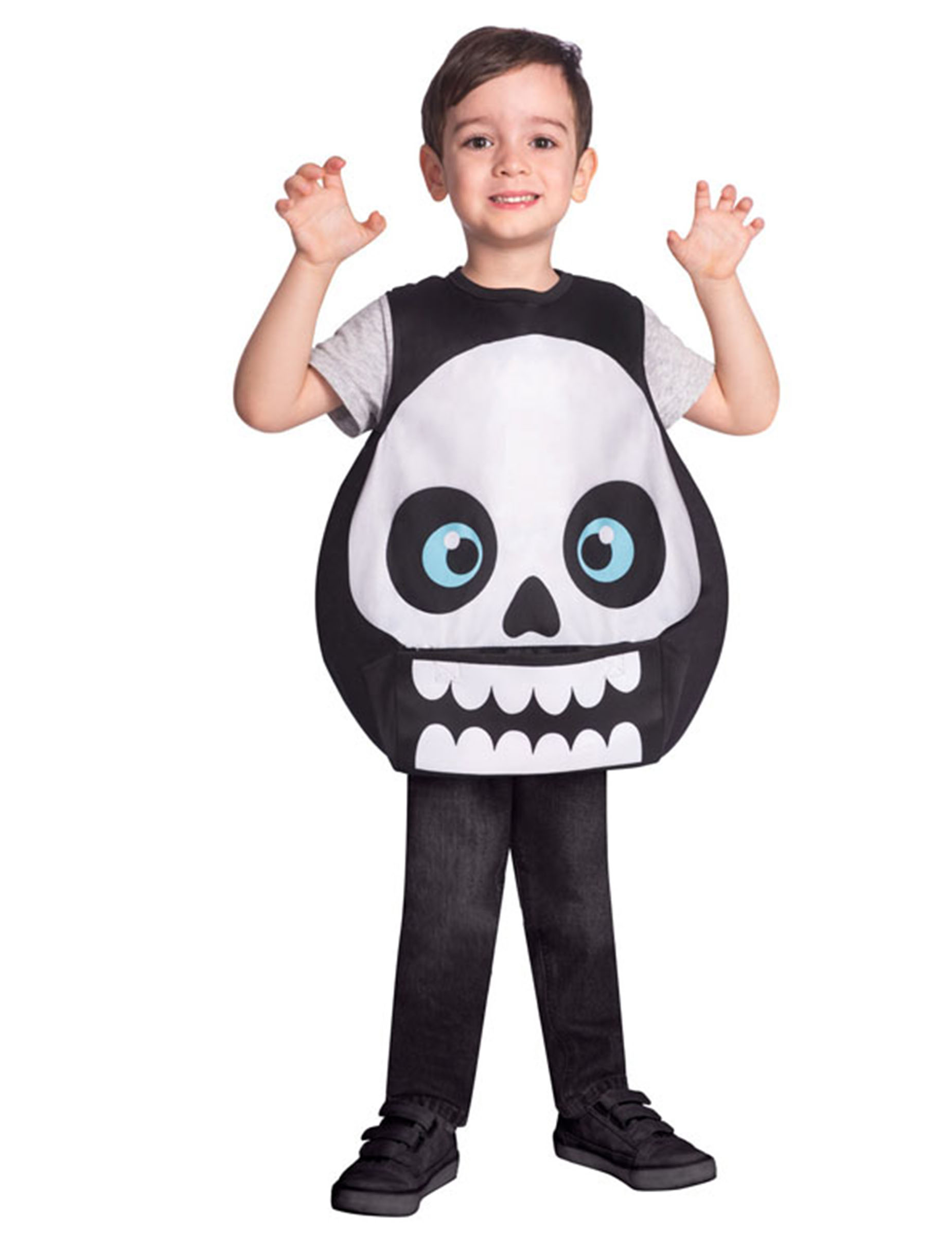 Déguisement tablier cachette squelette enfant