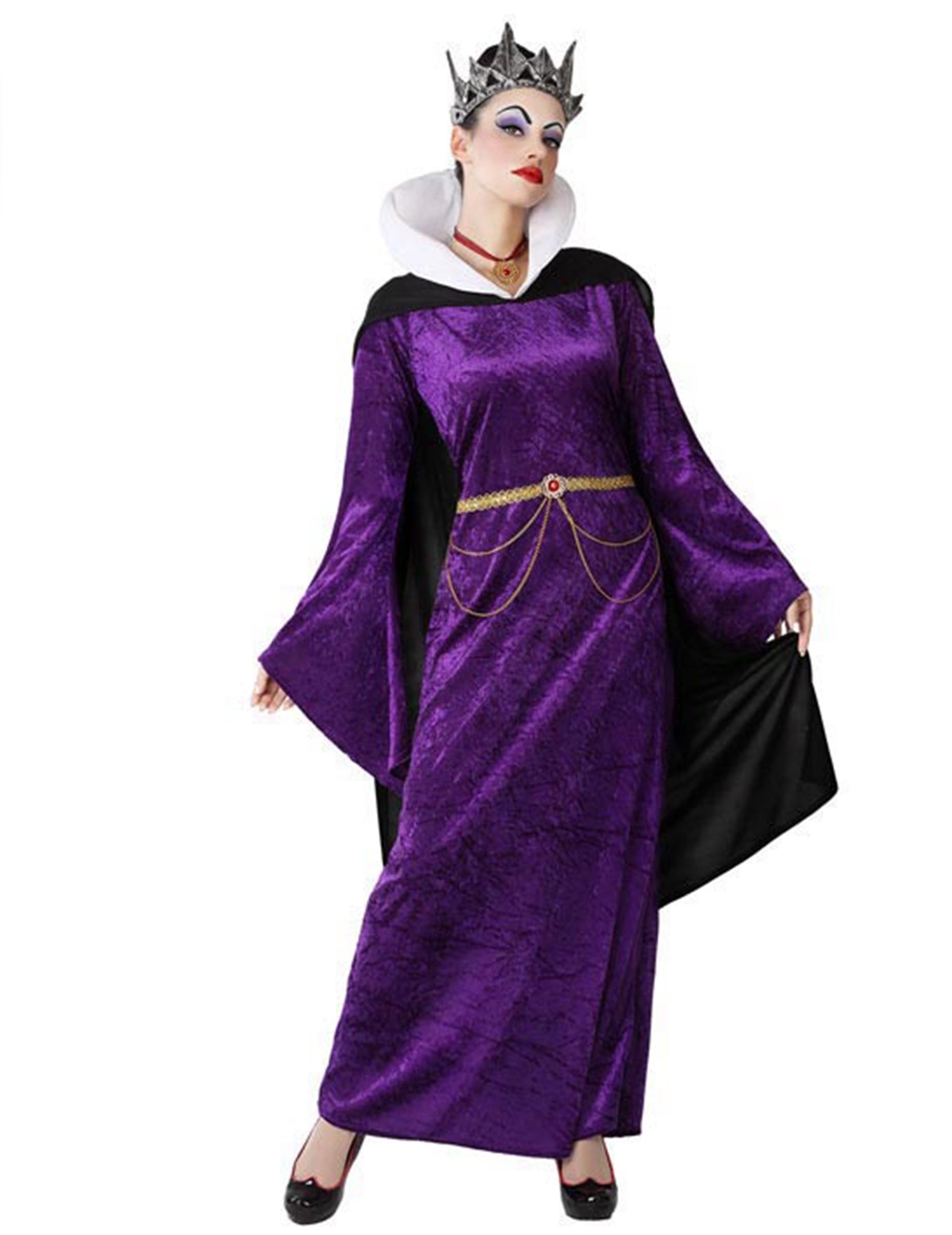 Déguisement méchante reine violette femme