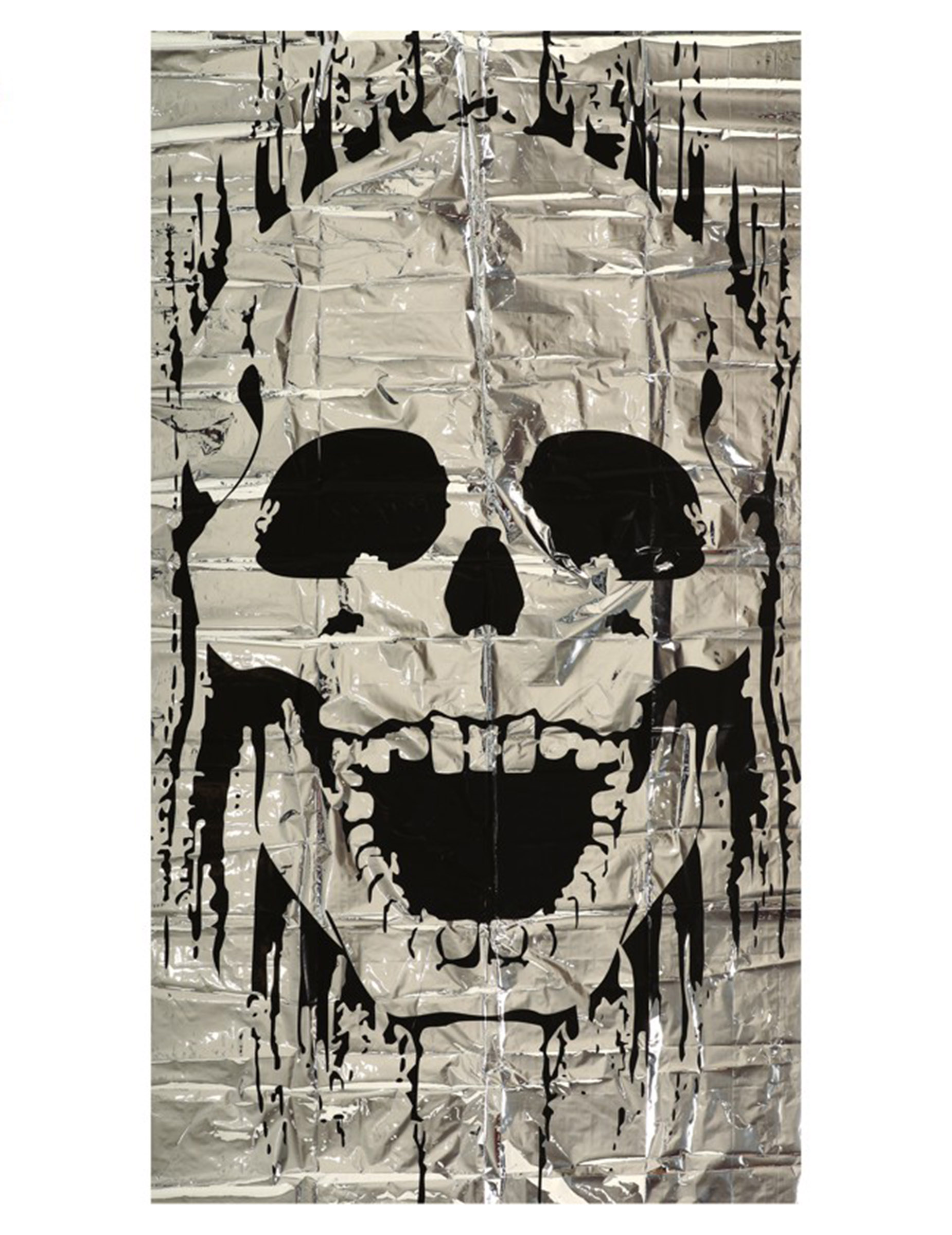 Décoration de porte squelette 75 x 150 cm