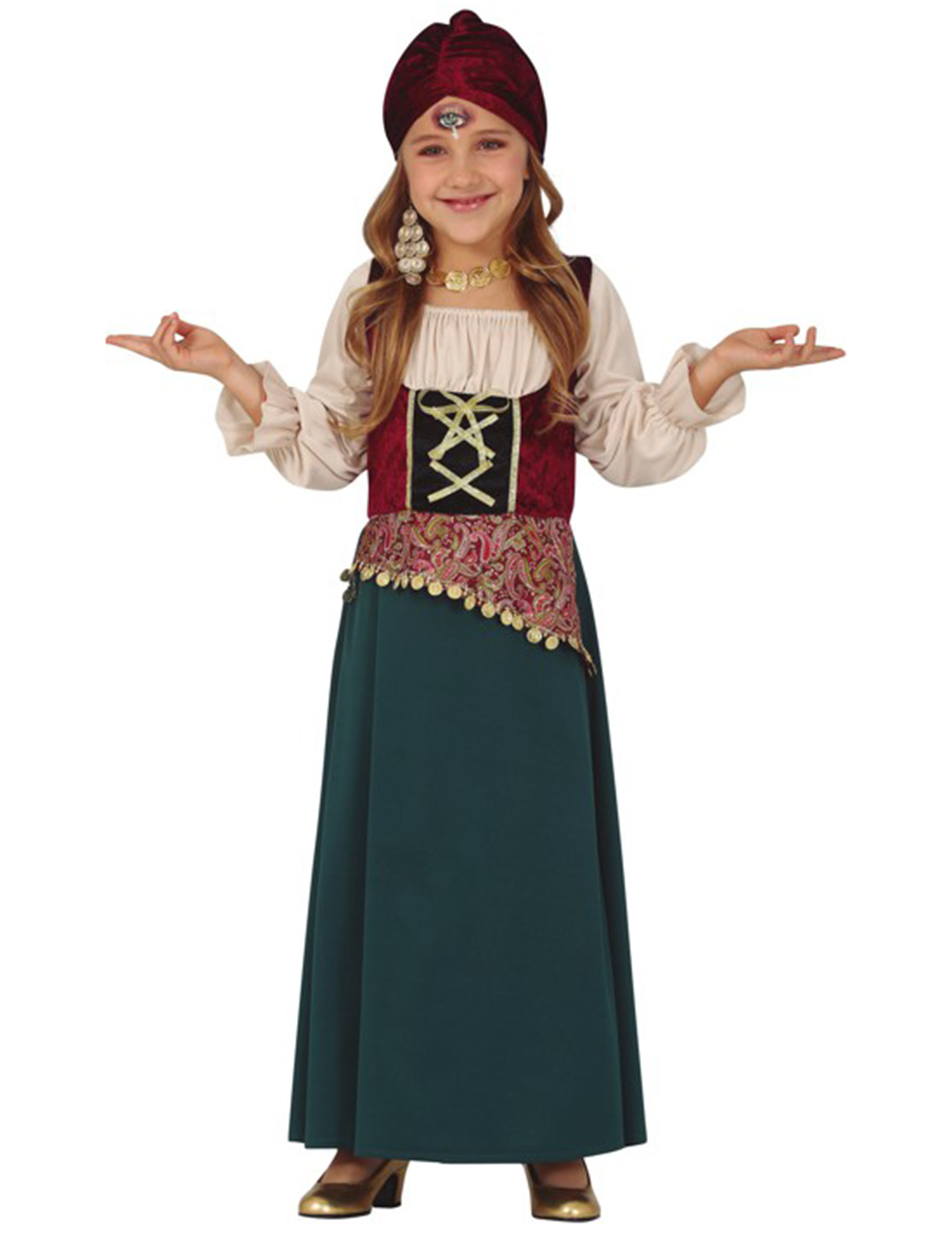 Déguisement diseuse de bonne aventure fille