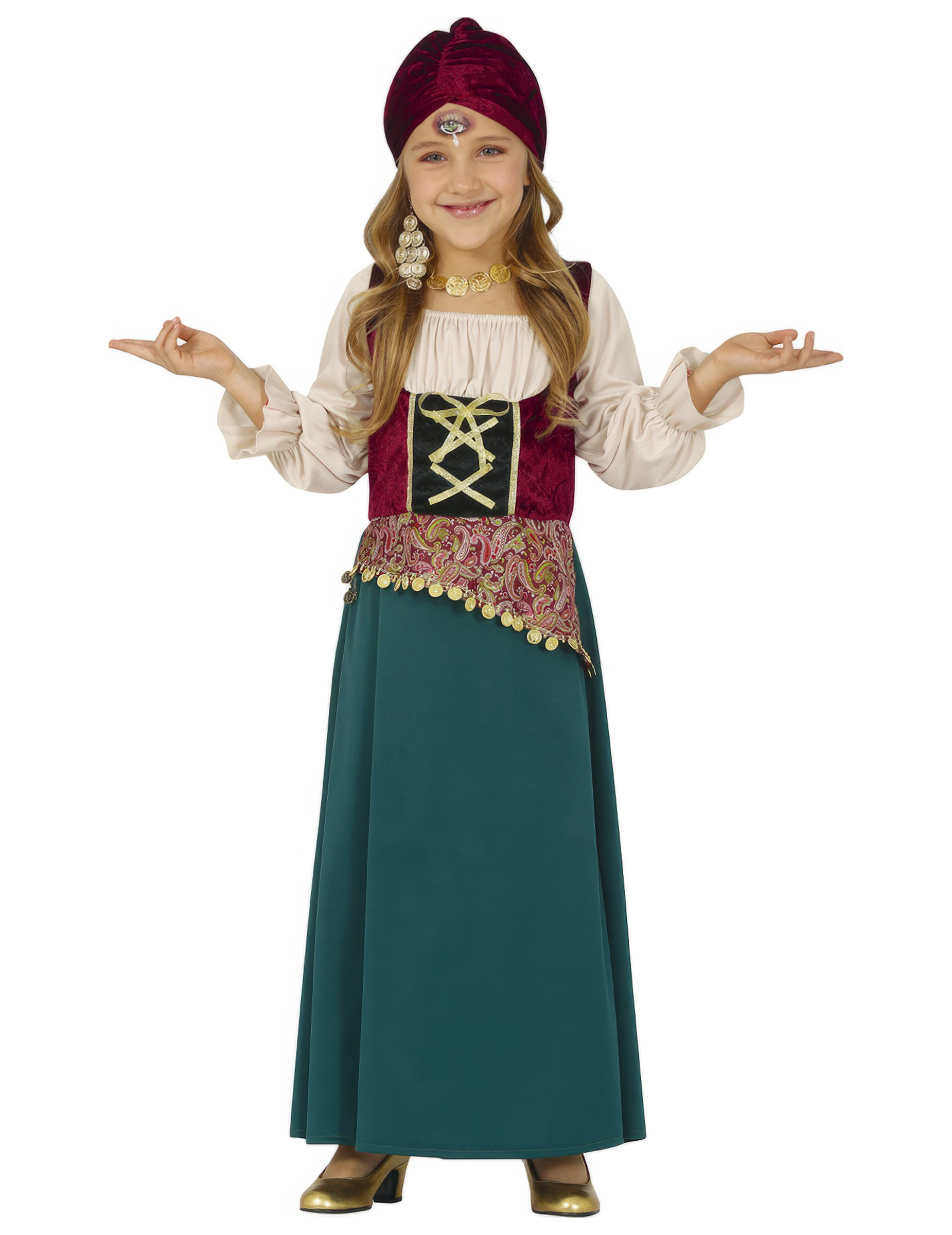 Déguisement diseuse de bonne aventure fille