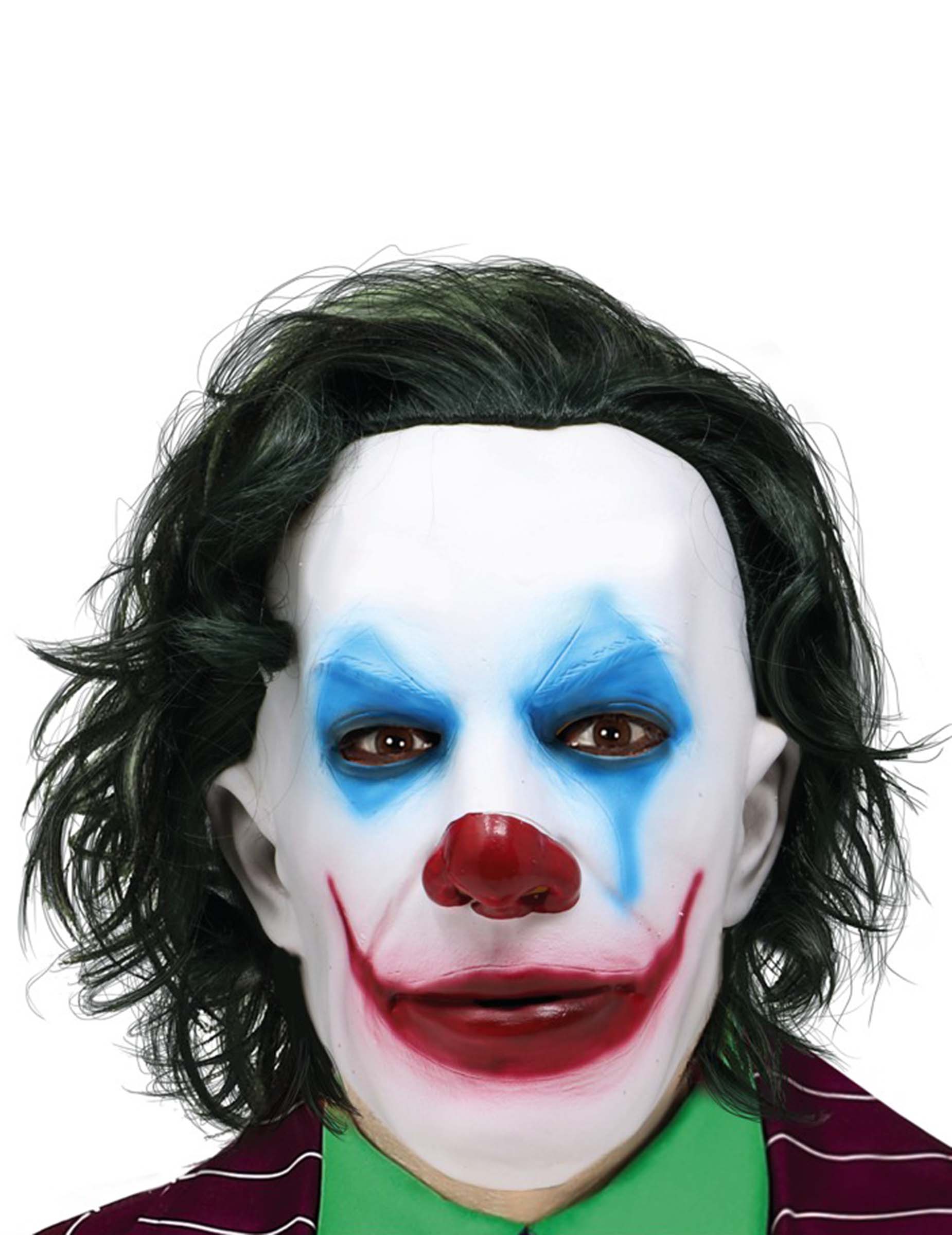 Masque Mr Smile avec cheveux adulte