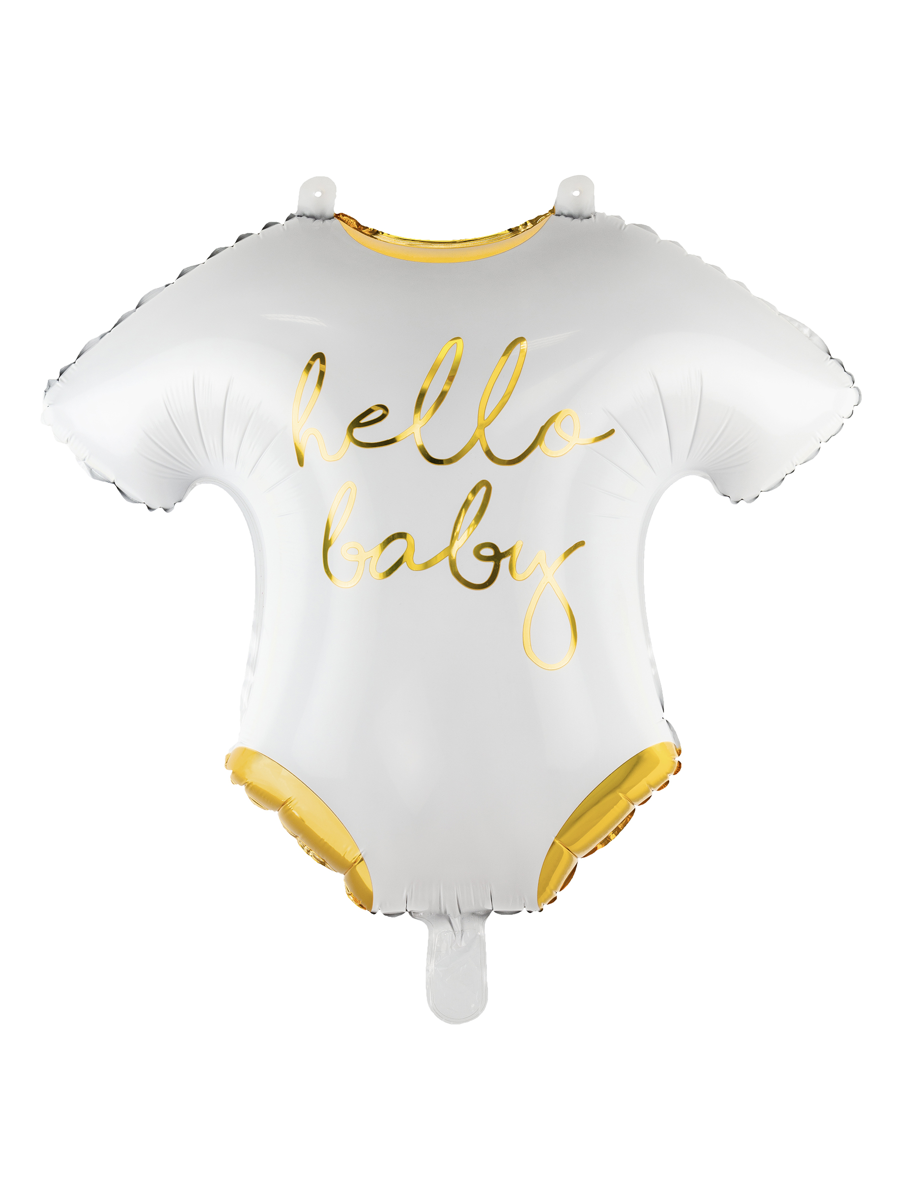 Ballon en aluminium body Hello baby 51 x 45 cm