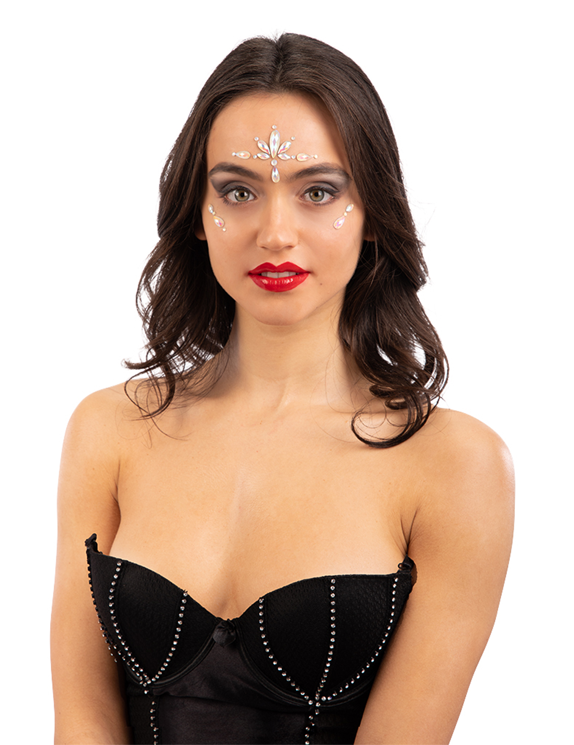 Tatouages adhésifs crystal phosphorescent femme