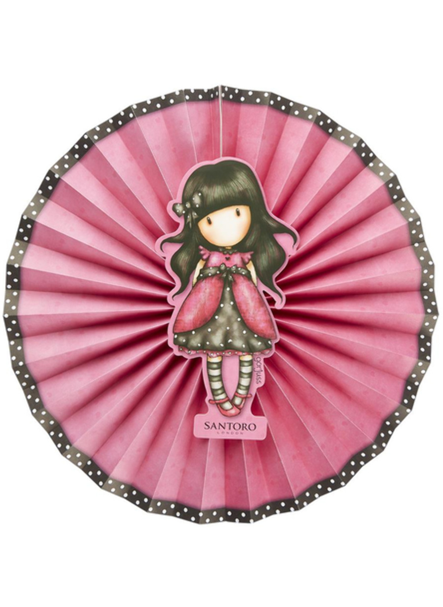 3 Eventails en papier Ladybird Santoro