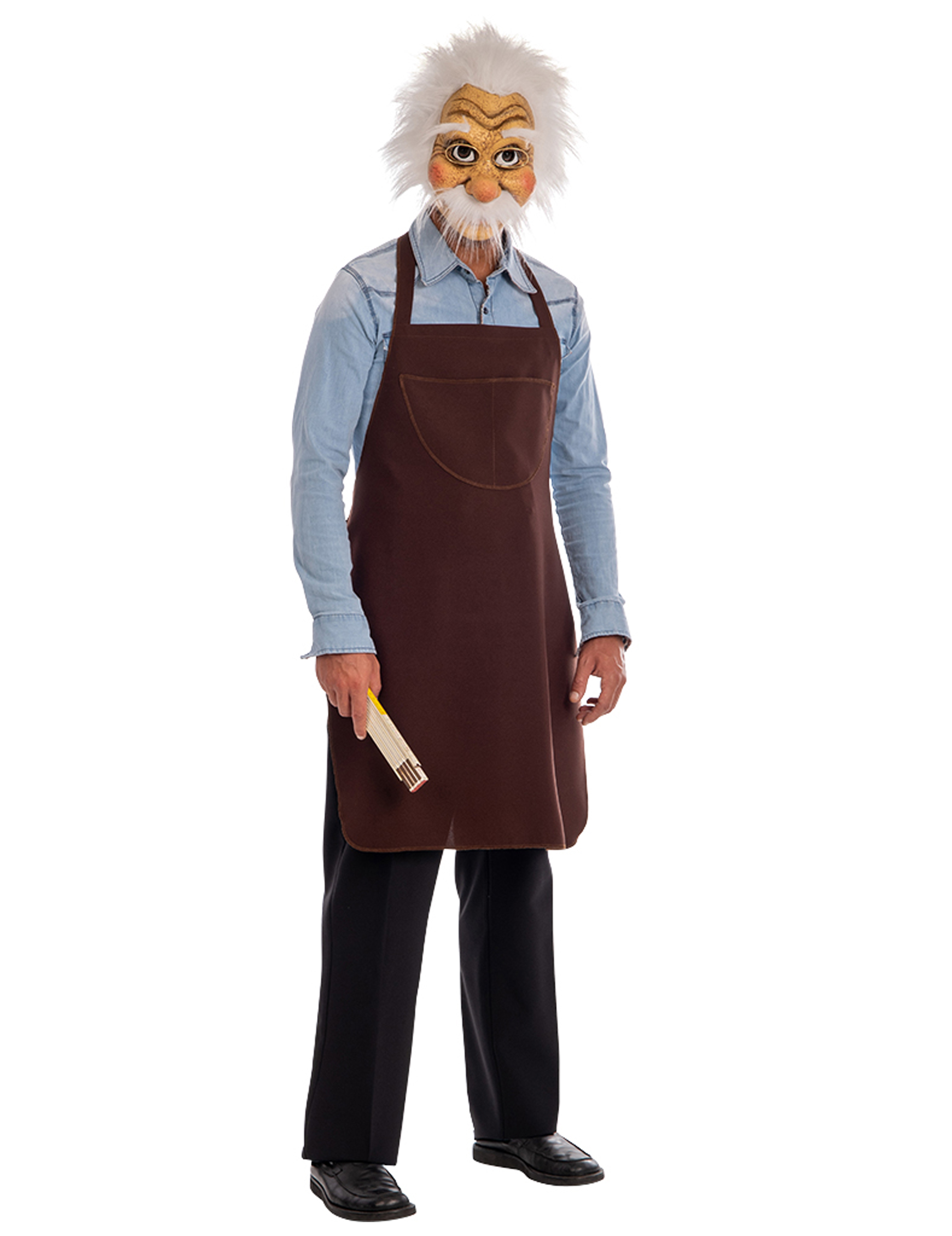 Tablier et masque Geppetto adulte