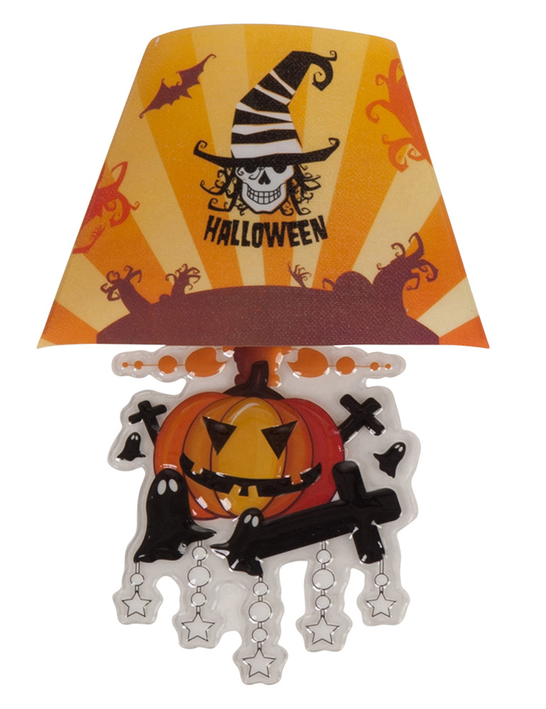 Décoration lampe d'Halloween lumineuse 22 cm