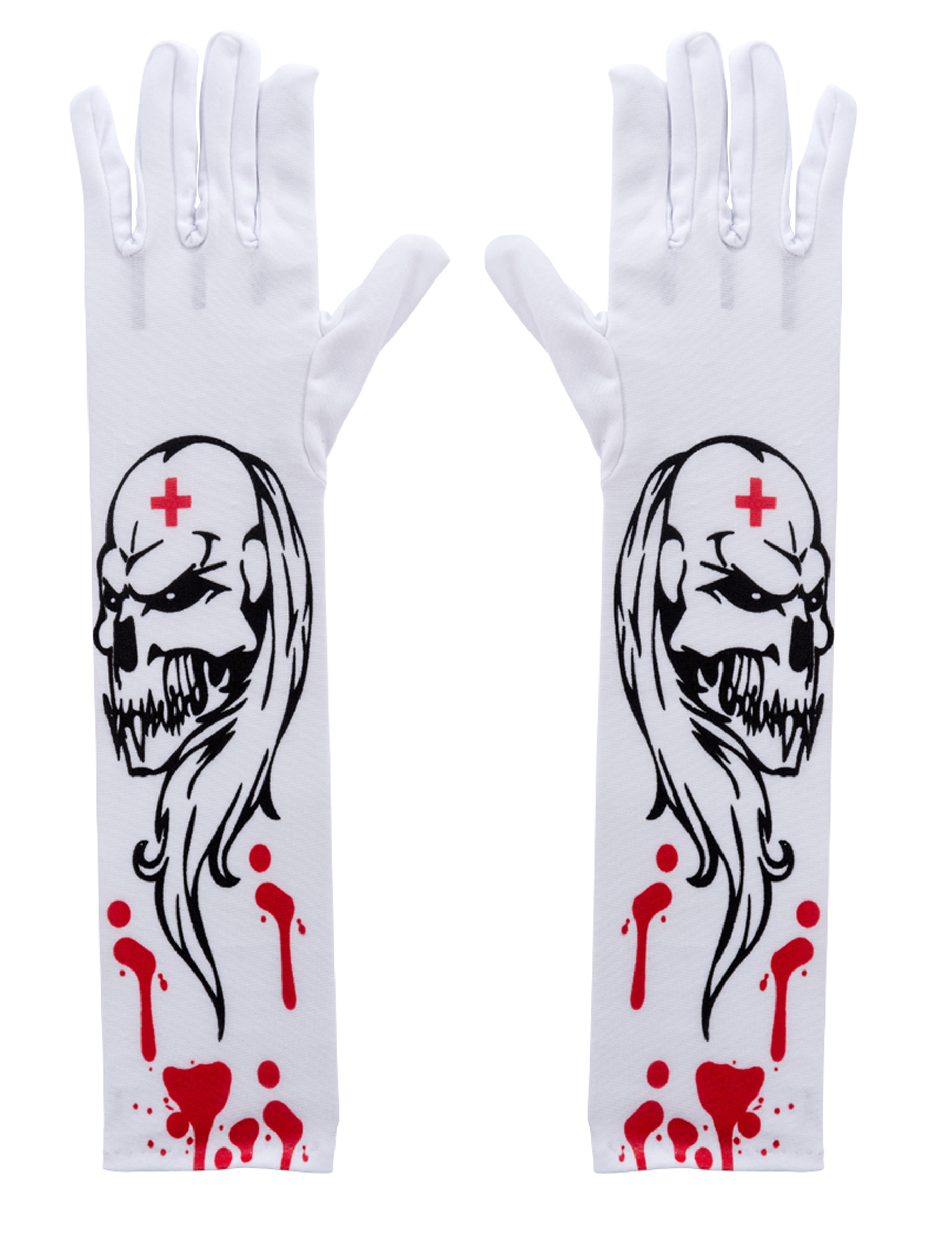 Gants zombie ensanglantés adulte