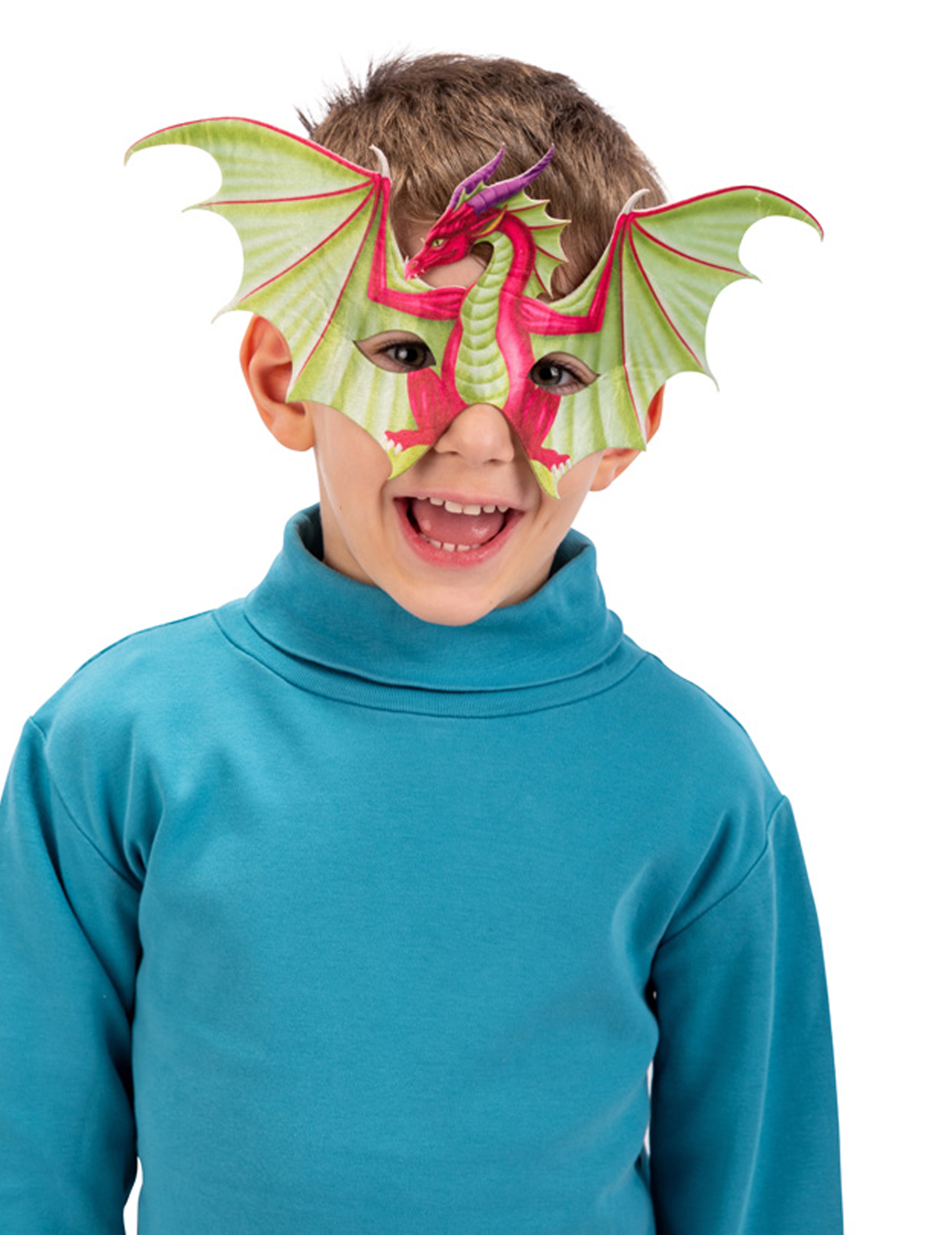 Demi masque dragon enfant