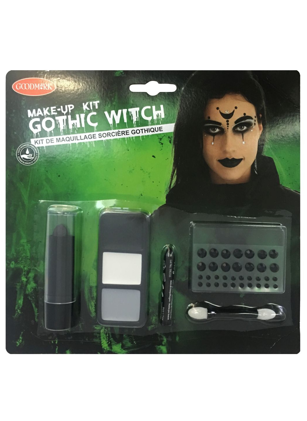 Kit maquillage sorcière gothique adulte
